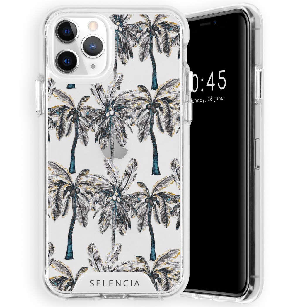 SELENCIA Zarya Fashion Back Cover coque iPhone 11 Pro Palmtree antichoc