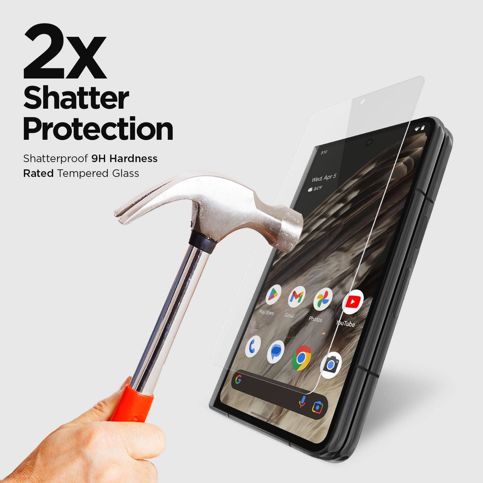CASE-MATE Screen Protectors Glass Screen Protector verre trempé Pixel Fold