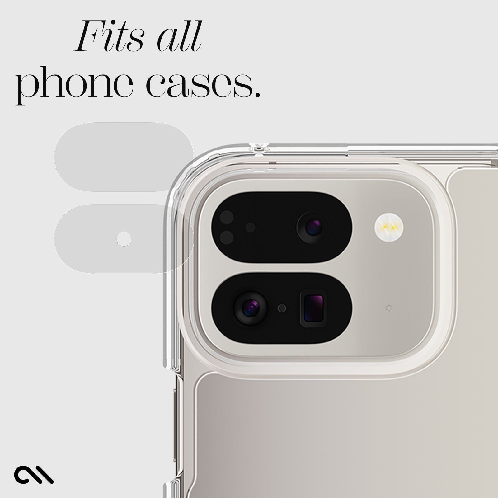 CASE-MATE Glass Camera Lens Protector verre Pixel 9 Pro Fold transparent