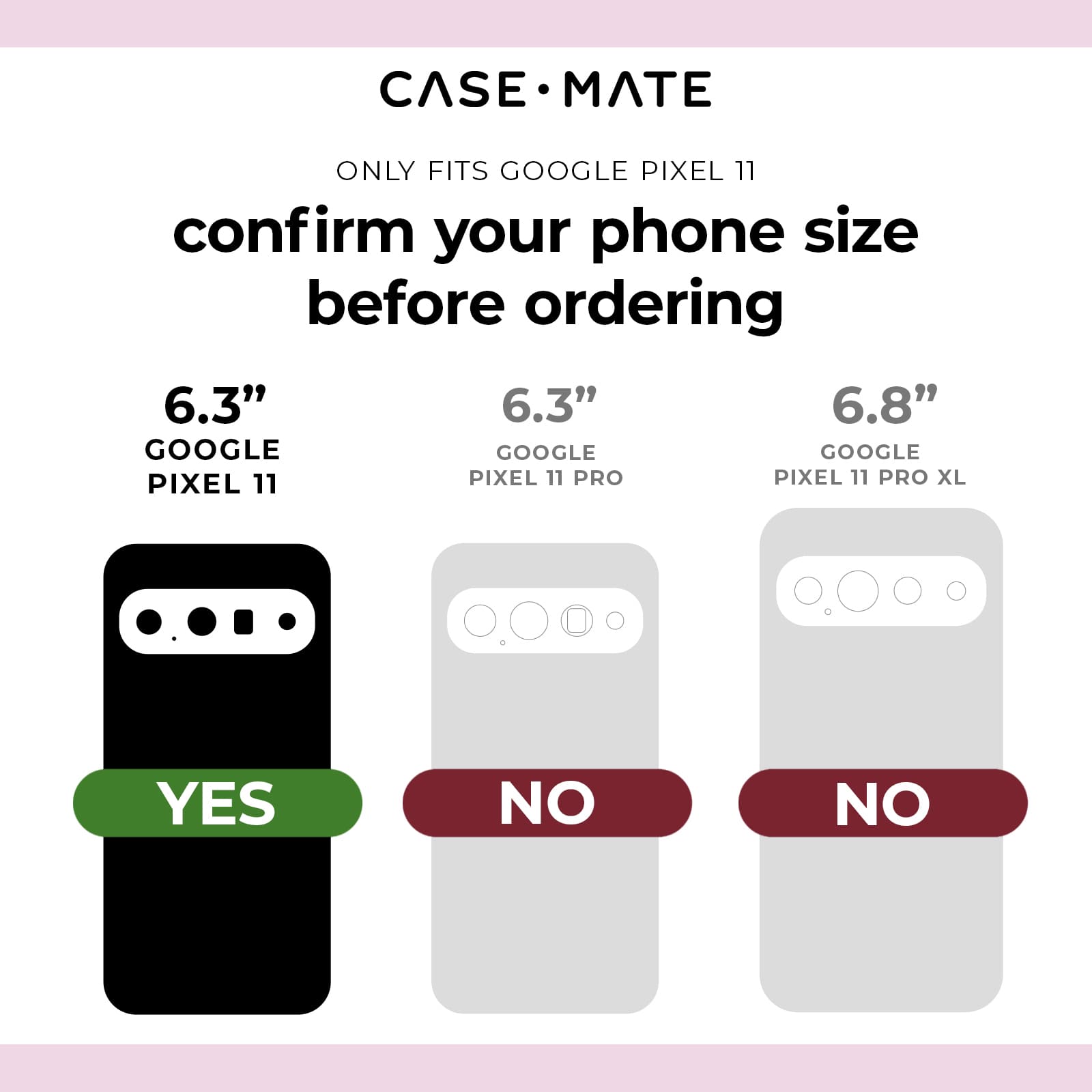 CASE-MATE Screen Protectors Ultra Glass Screen Protector verre trempé Pixel 11 transparent