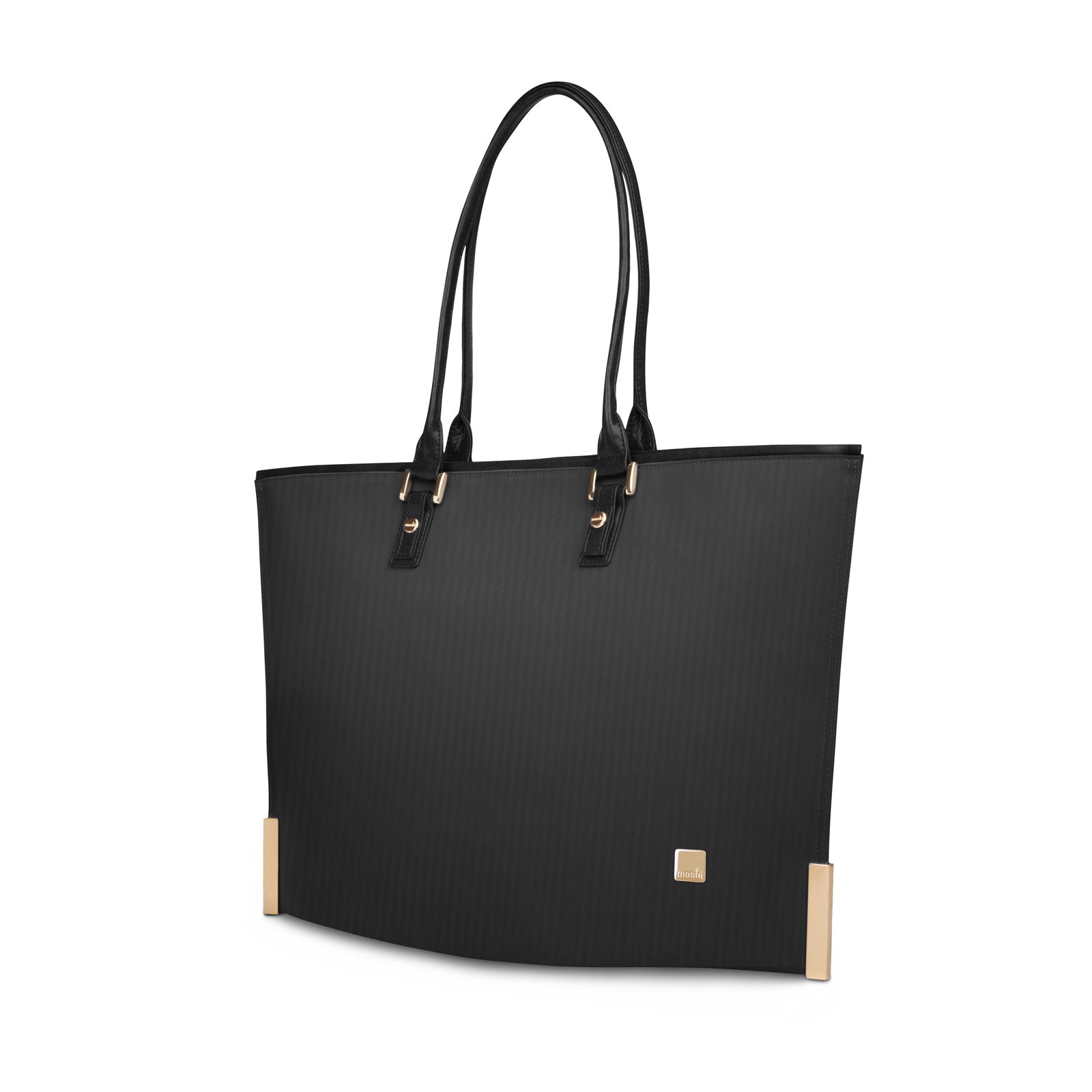 MOSHI Bags Aria Slim Lightweight Tote sac cabas Slate Black 13 pouces anti-RFID