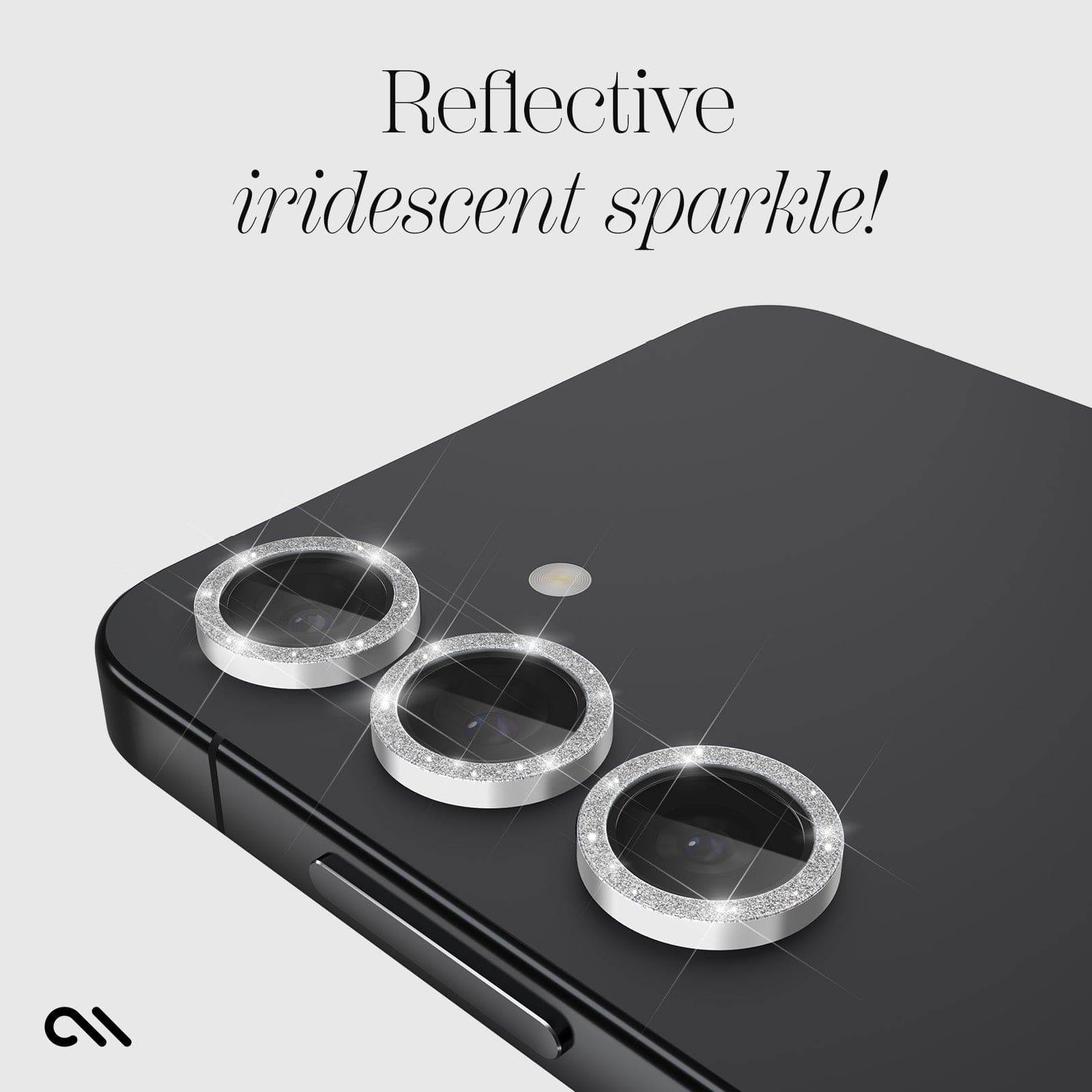 CASE-MATE Lens Protectors Twinkle Camera Lens Protector protection caméra Galaxy S25+ pailletée