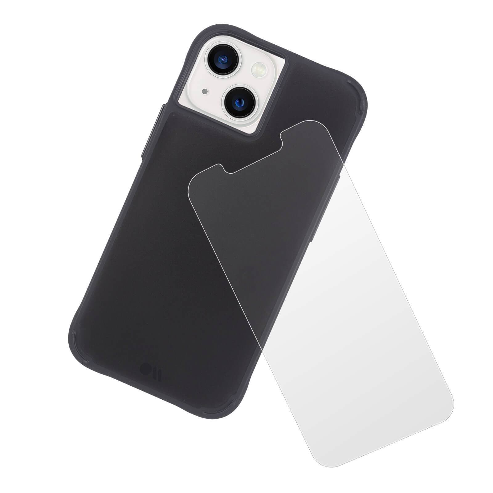 CASE-MATE Tough coque iPhone 13 noire avec protection écran antichoc