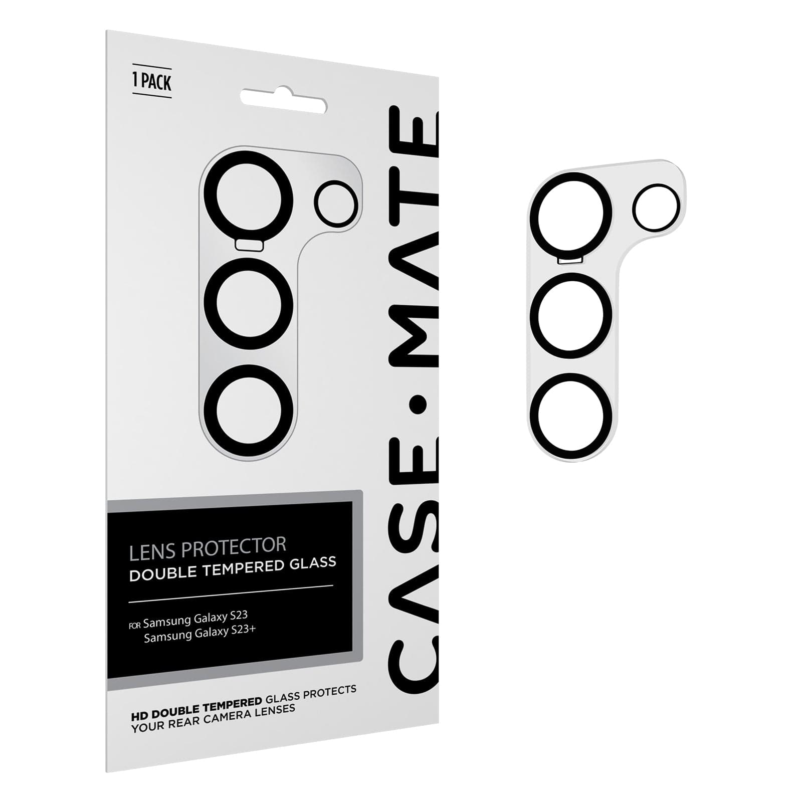 CASE-MATE Lens Protectors Galaxy S23 / S23+ verre caméra transparent