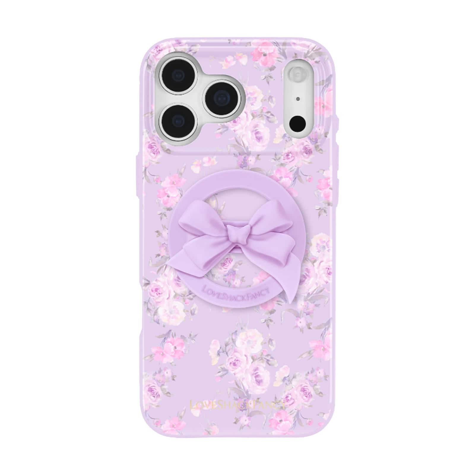 CASE-MATE MagSafe Accessories LoveShackFancy MagSafe Bow Phone Loop Grip violet