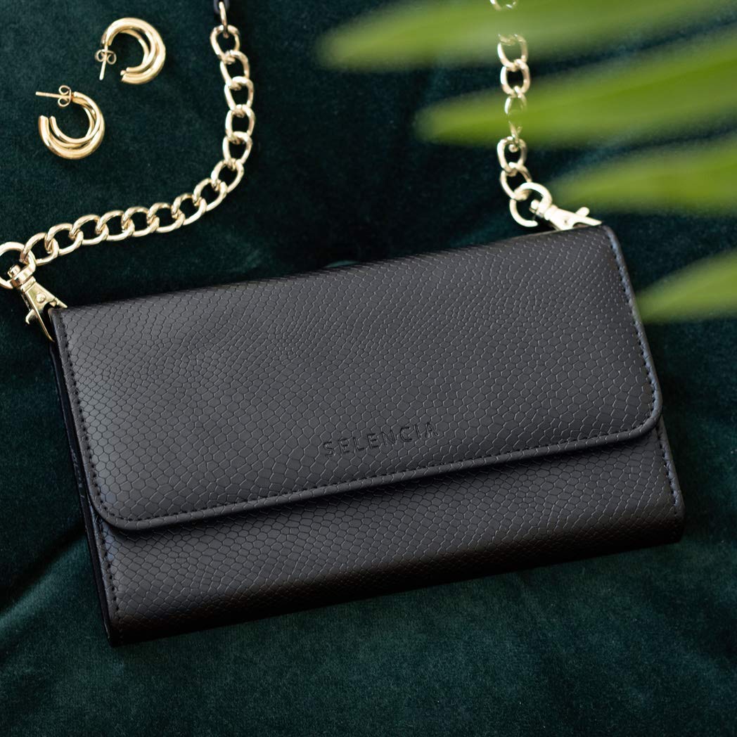 SELENCIA Pochette de protection Tierra étui Samsung Galaxy S20 noir