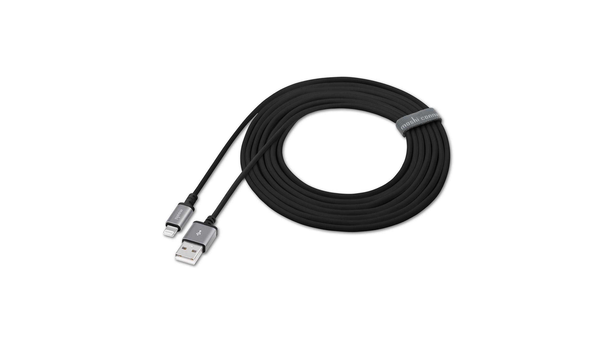 MOSHI Cables and Adapters USB-A to Lightning Charge & Sync Cable câble 3 m noir