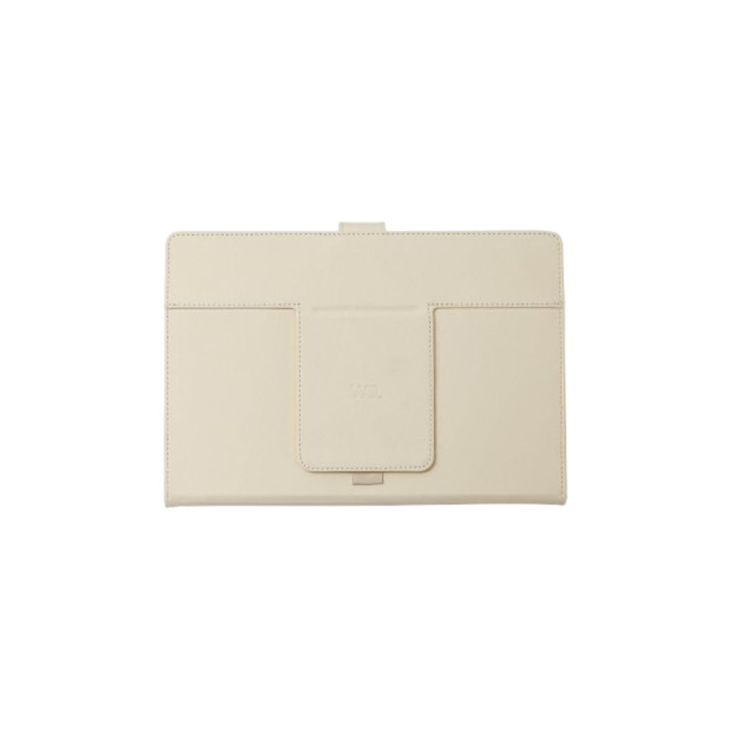 WE WE POP étui tablette avec clavier Bluetooth beige 9–11 pouces AZERTY