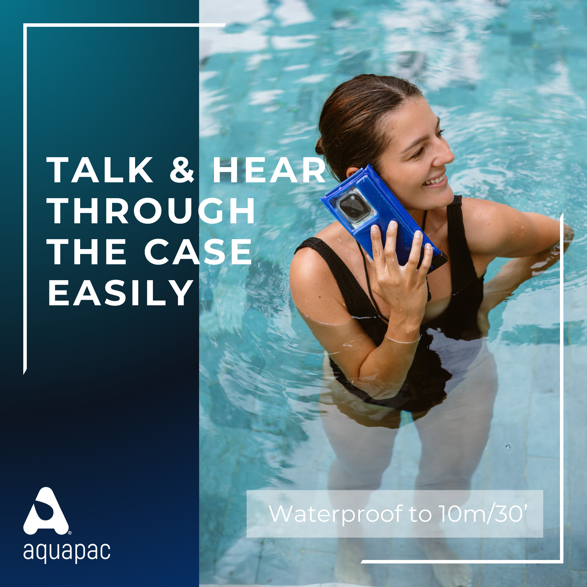 Aquapac Phones Waterproof Floating Phone Case Plus Plus étui téléphone noir