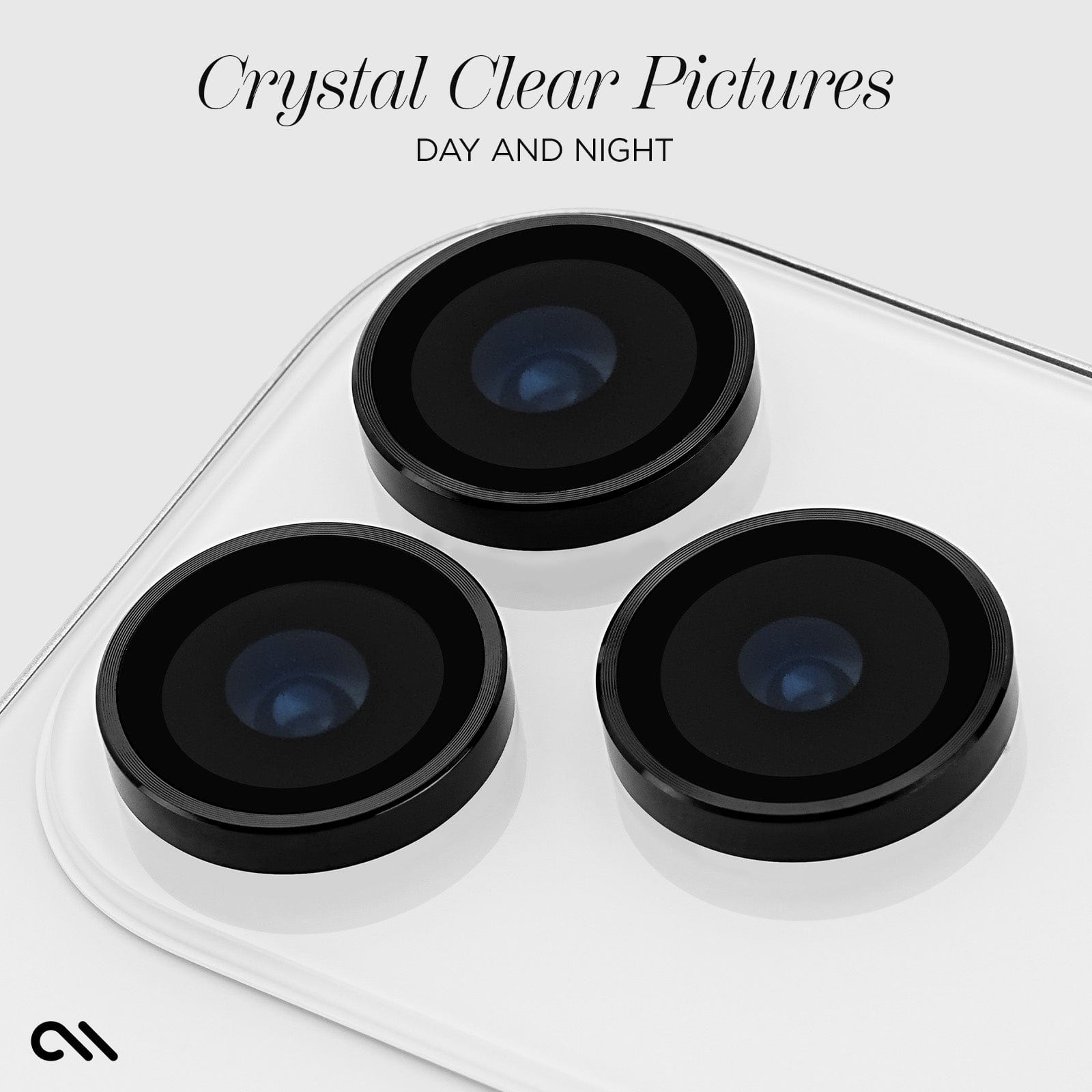 CASE-MATE Lens Protectors Camera Lens Protector protection caméra iPhone 17 Pro et Pro Max noire