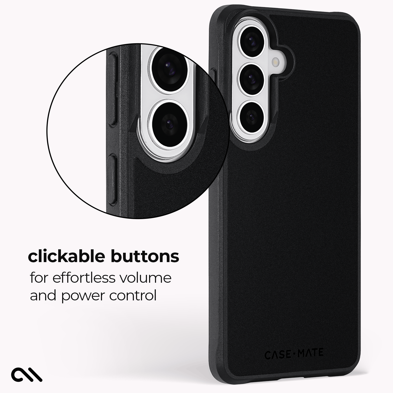 CASE-MATE Phone Cases Tough Black with Magnet coque Galaxy S26+ noire
