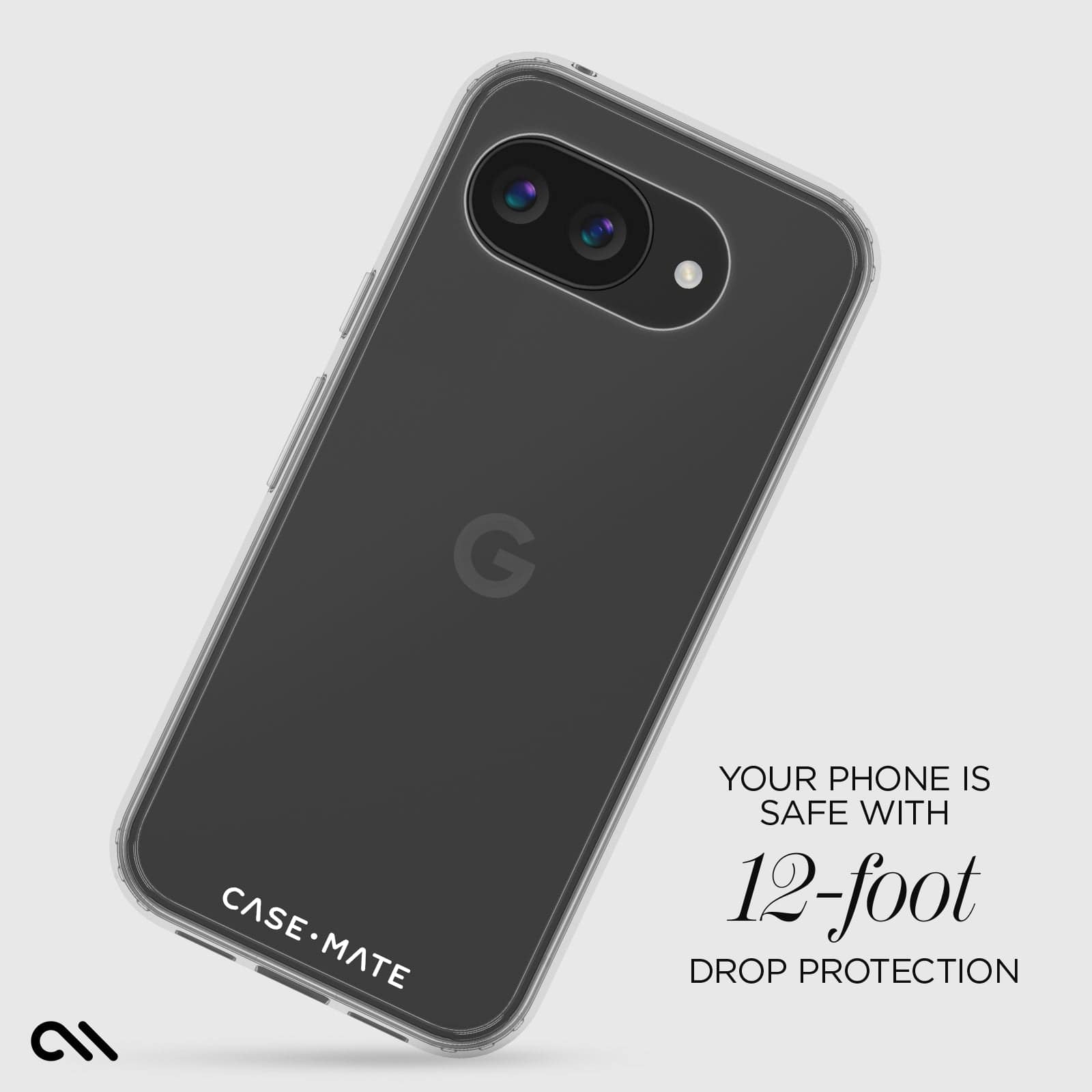 CASE-MATE Phone Cases Tough Clear with Magnet - Pixel 10a coque transparente