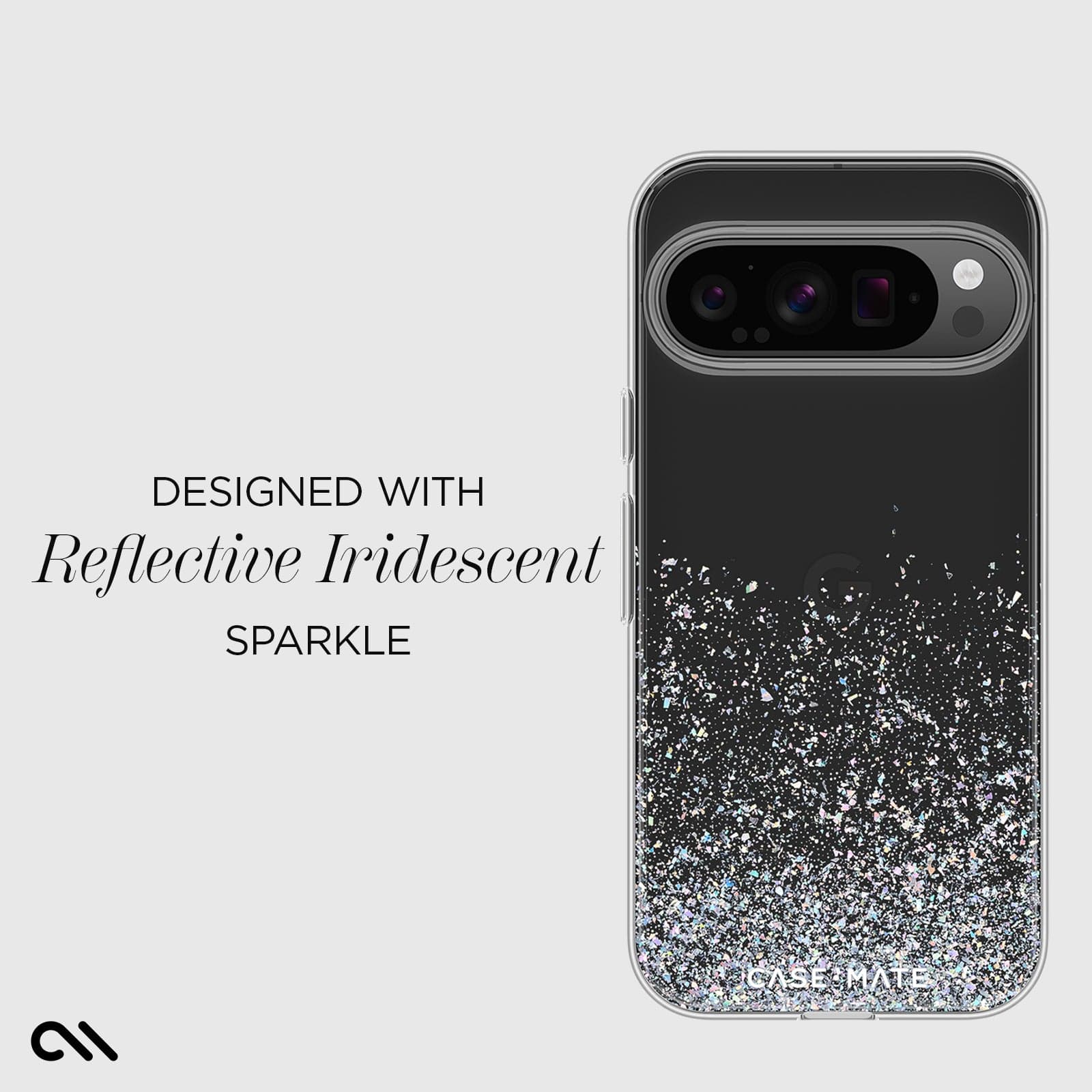 CASE-MATE Phone Cases Twinkle Ombre Disco coque Pixel 9 / 9 Pro pailletée