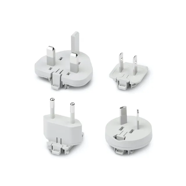Moshi Chargers ProGeo Travel Adapter Pack adaptateur voyage blanc