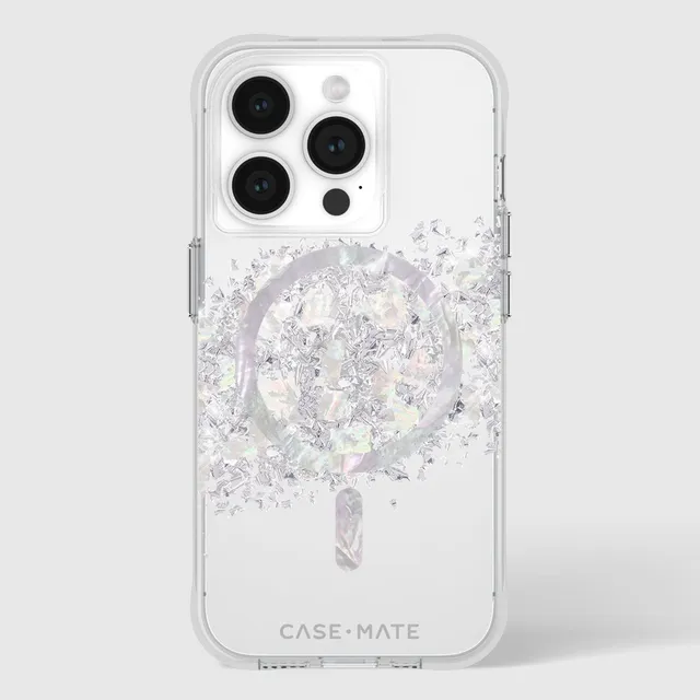 CASE-MATE Phone Cases Touch of Pearl MagSafe coque iPhone 15 Pro nacrée