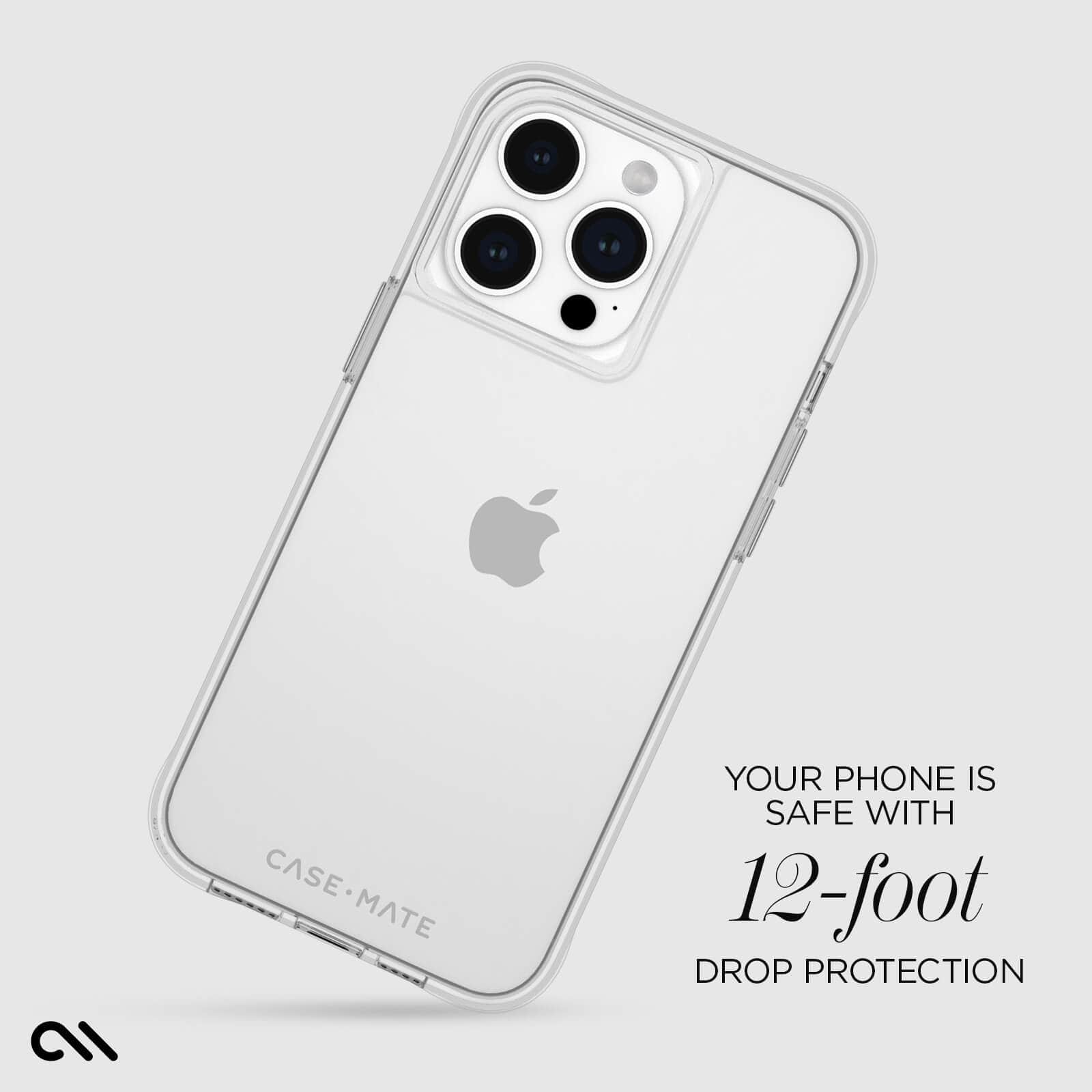CASE-MATE Phone Cases Tough Clear coque iPhone 15 Pro Max transparente antichoc
