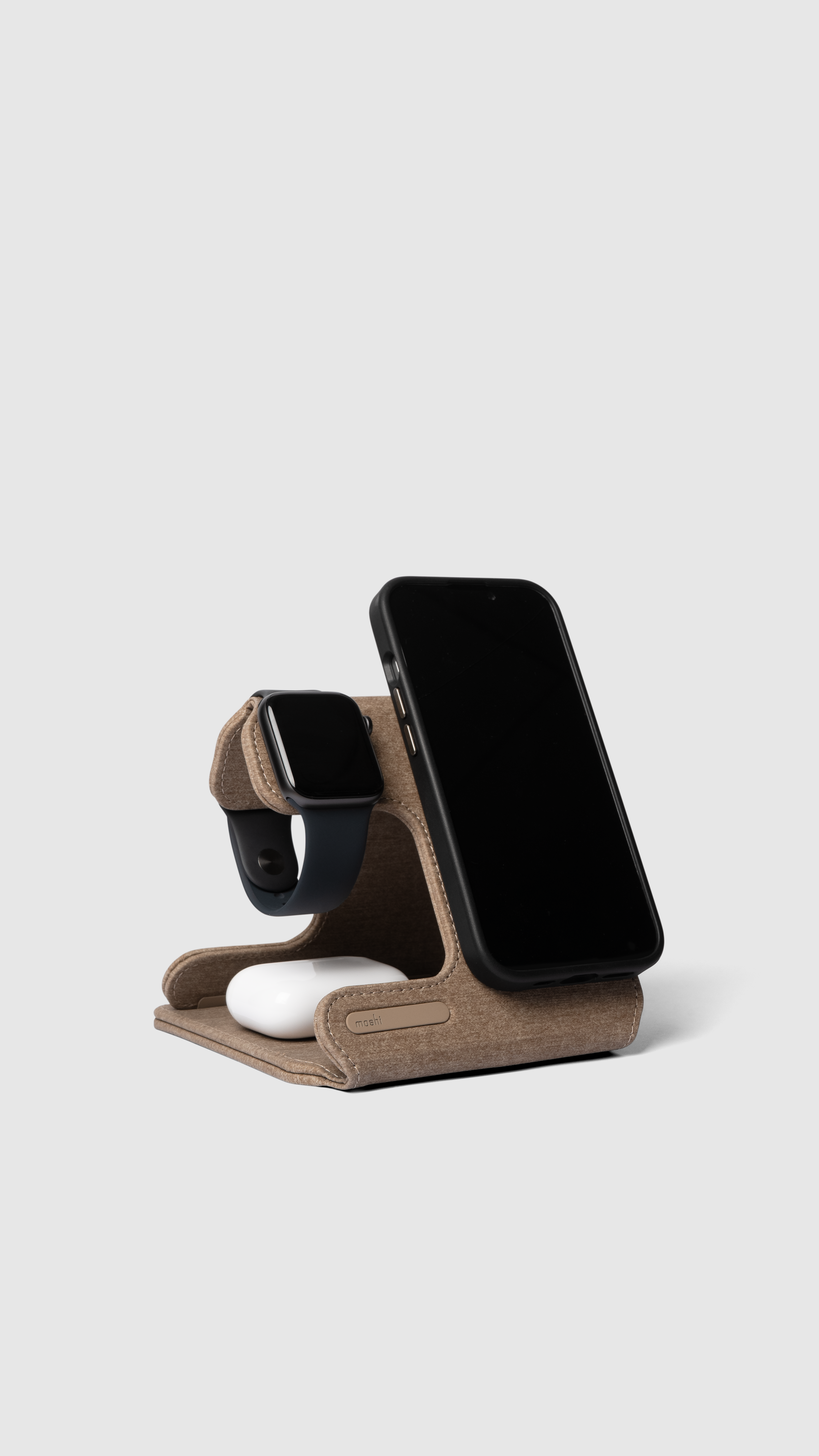 Moshi Chargers Taita M station de charge sans fil 3-en-1 noire