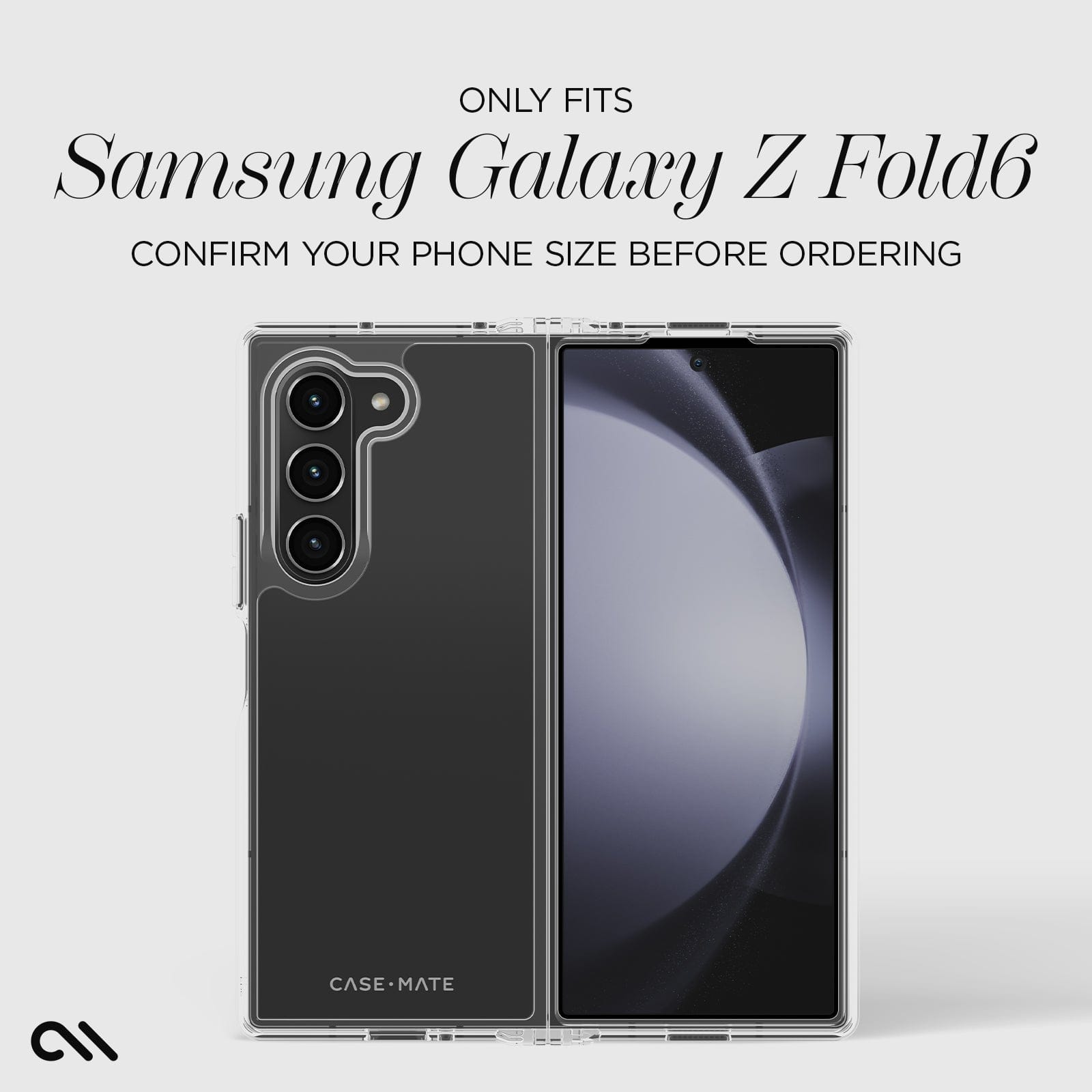 CASE-MATE Phone Cases Tough Clear coque Galaxy Z Fold6 transparente