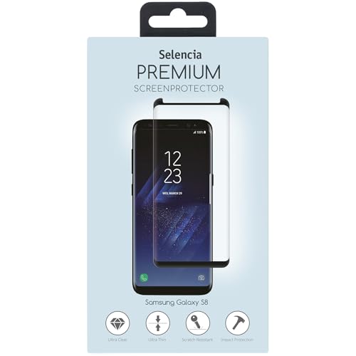 Selencia Protection d’écran en verre trempé Case Friendly Samsung Galaxy S8 9H