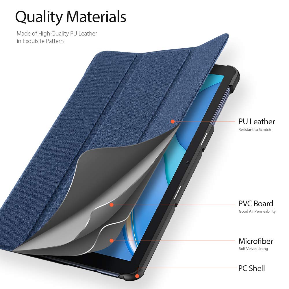 Dux Ducis Domo Series coque Huawei MatePad T10/T10s bleue