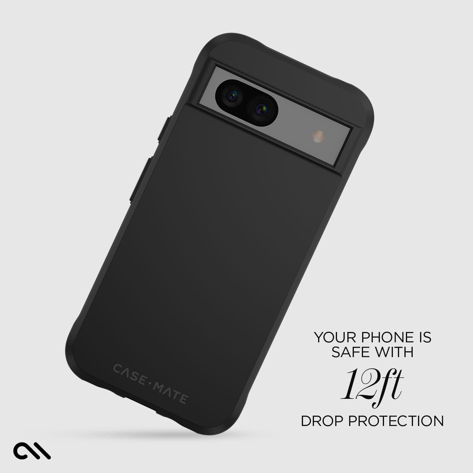CASE-MATE Phone Cases Tough Black coque Google Pixel 8a noire antichoc