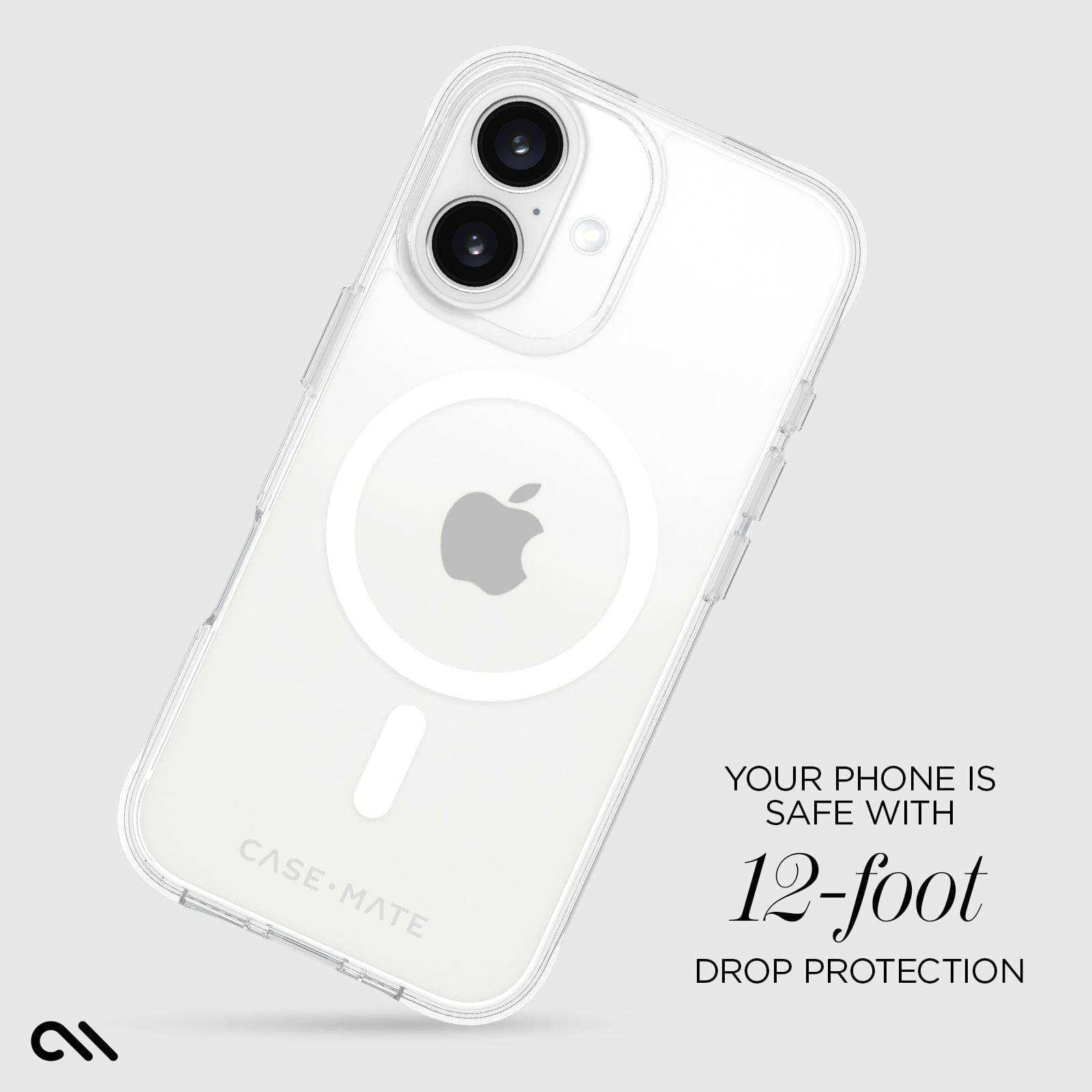 CASE-MATE Phone Cases Tough Clear MagSafe coque iPhone 16 transparente