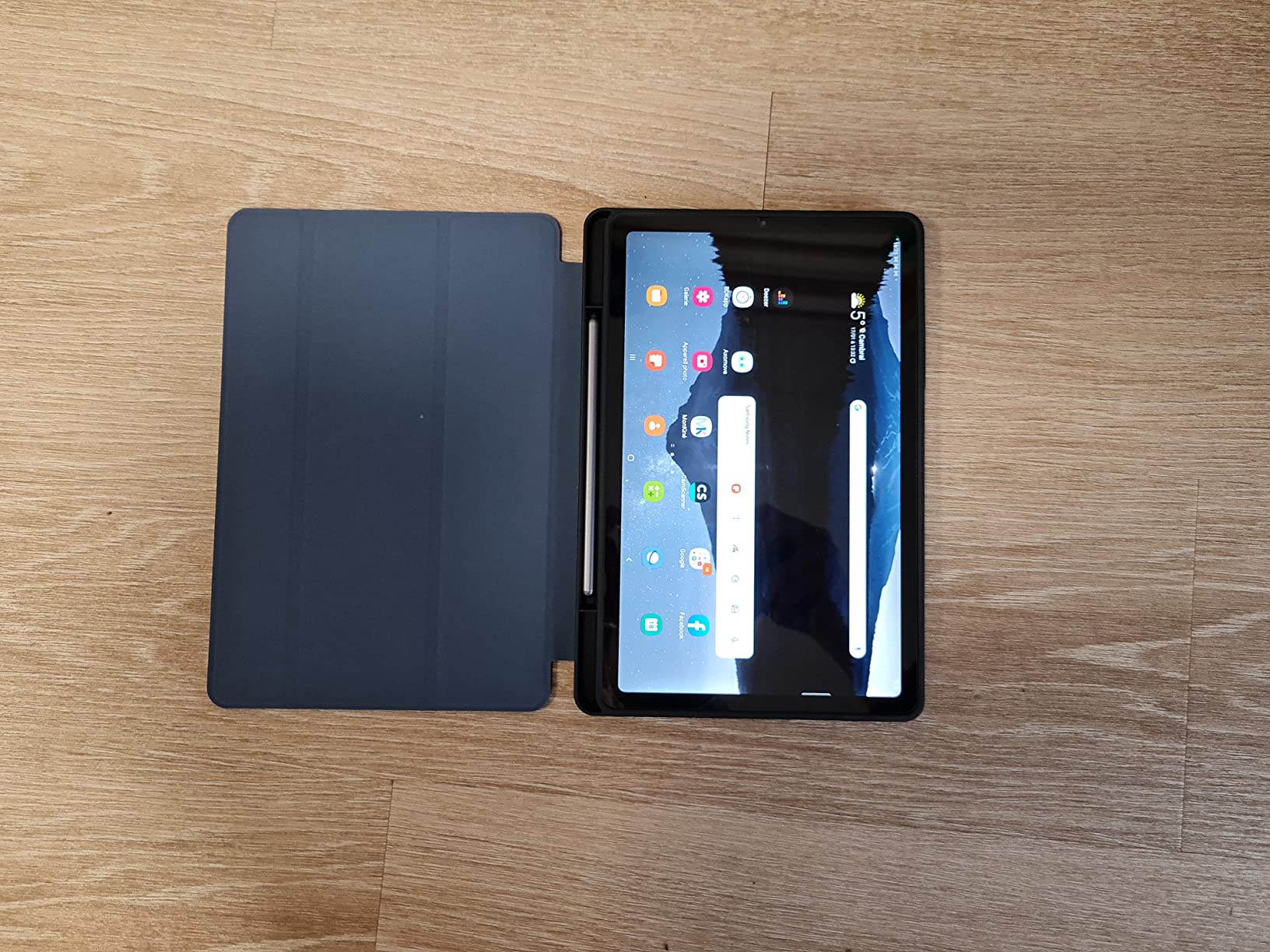 Dux Ducis Domo Series coque Samsung Galaxy Tab S6 Lite 10,4 pouces bleu