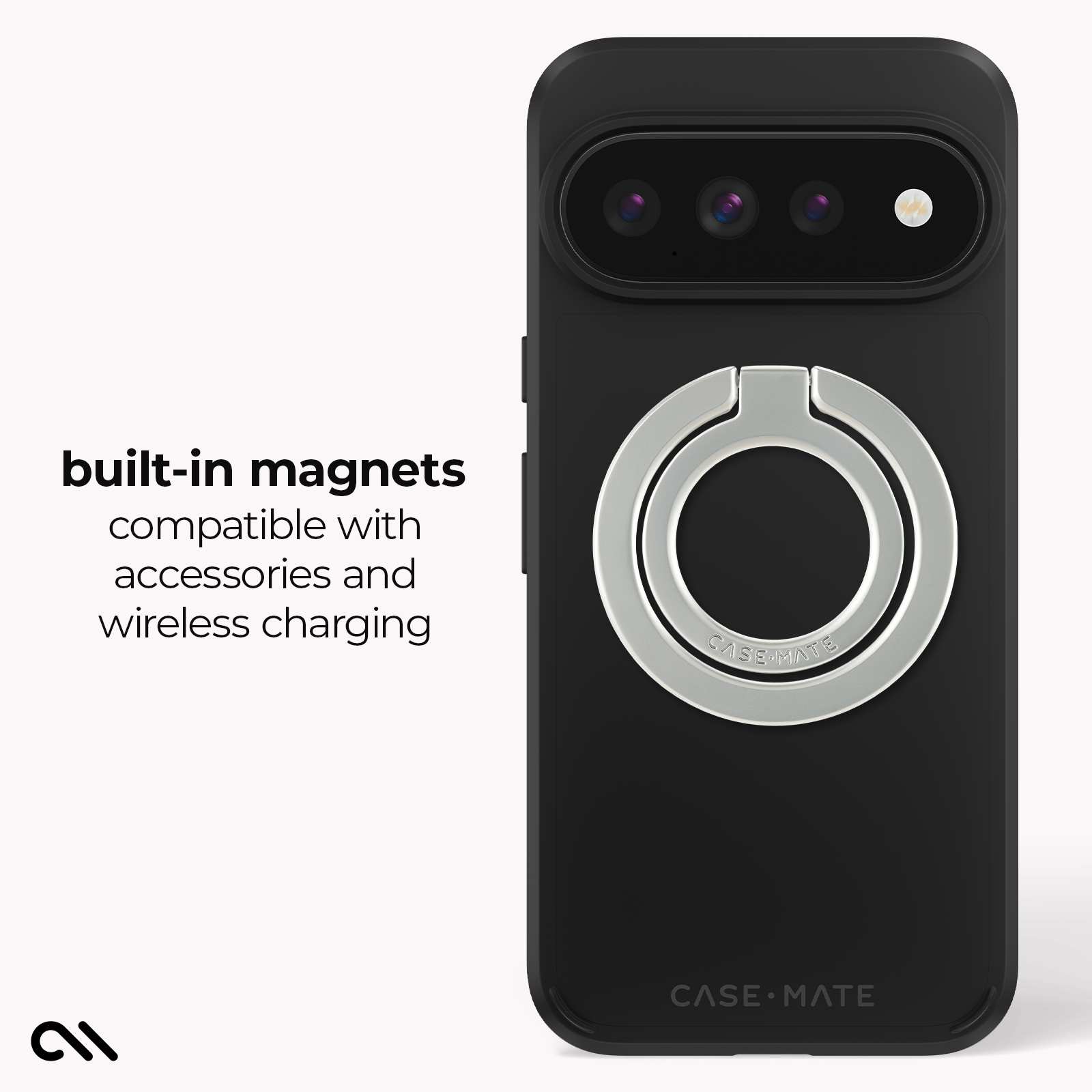 CASE-MATE Tough Black with Magnet Pixel 11 Pro XL coque noire antichoc