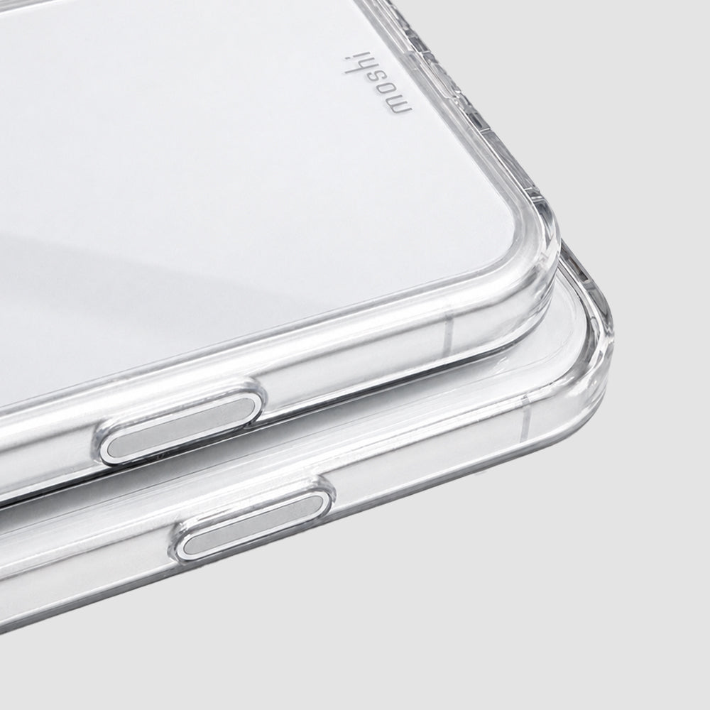 MOSHI Cases iGlaze Lite Hardshell Case coque iPhone 18 Pro Luna Silver