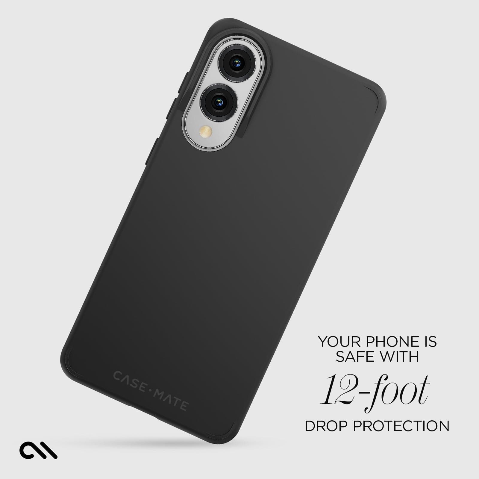 CASE-MATE Phone Cases Tough Black coque Galaxy S25 Edge noire antichoc