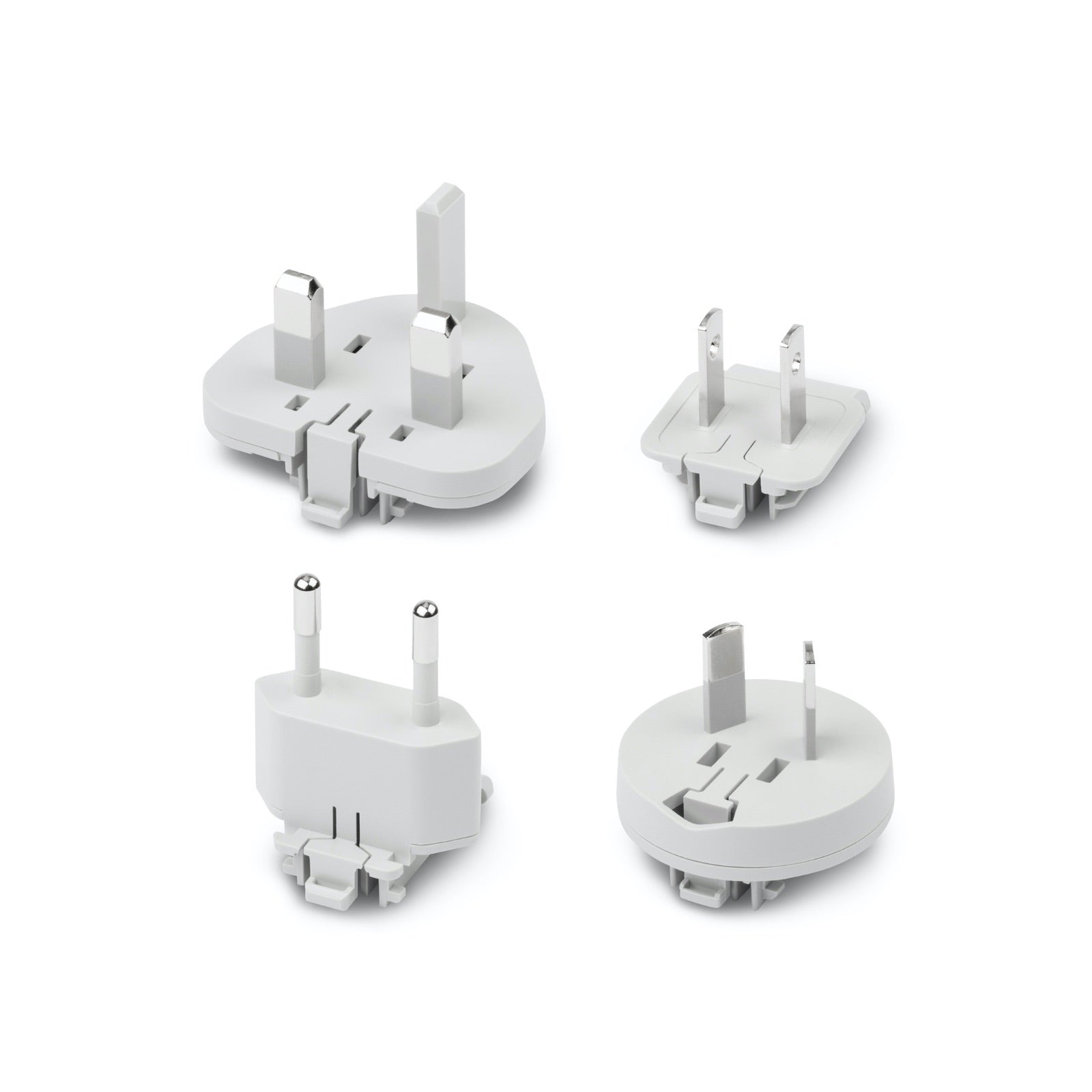 Moshi Chargers ProGeo Travel Adapter Pack adaptateur voyage blanc