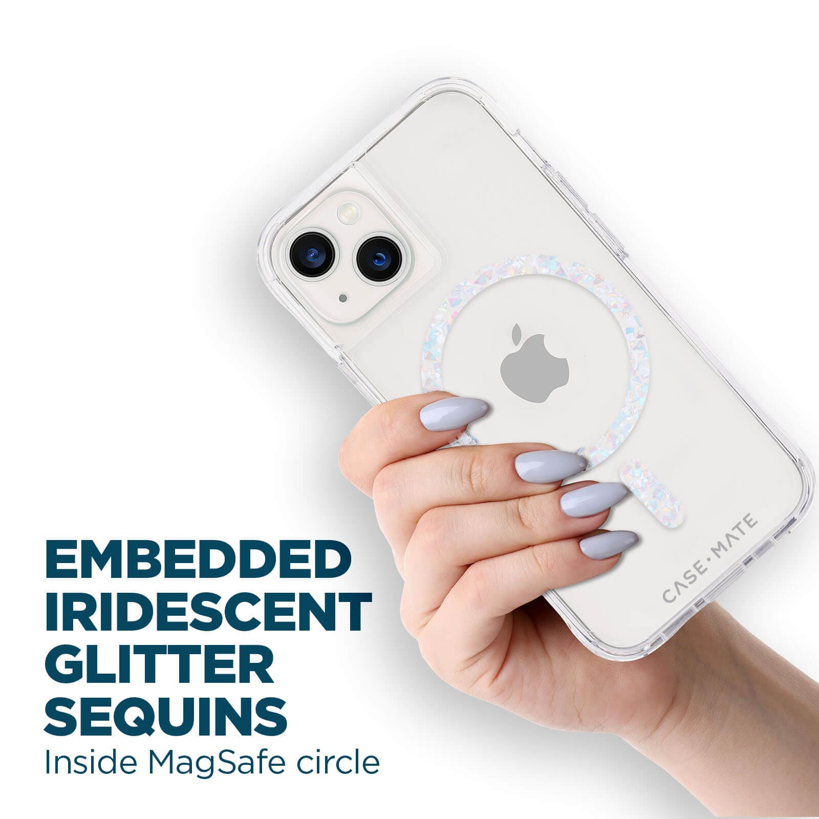 CASE-MATE Phone Cases Clear Twinkle Diamond coque iPhone 14 Plus MagSafe transparente