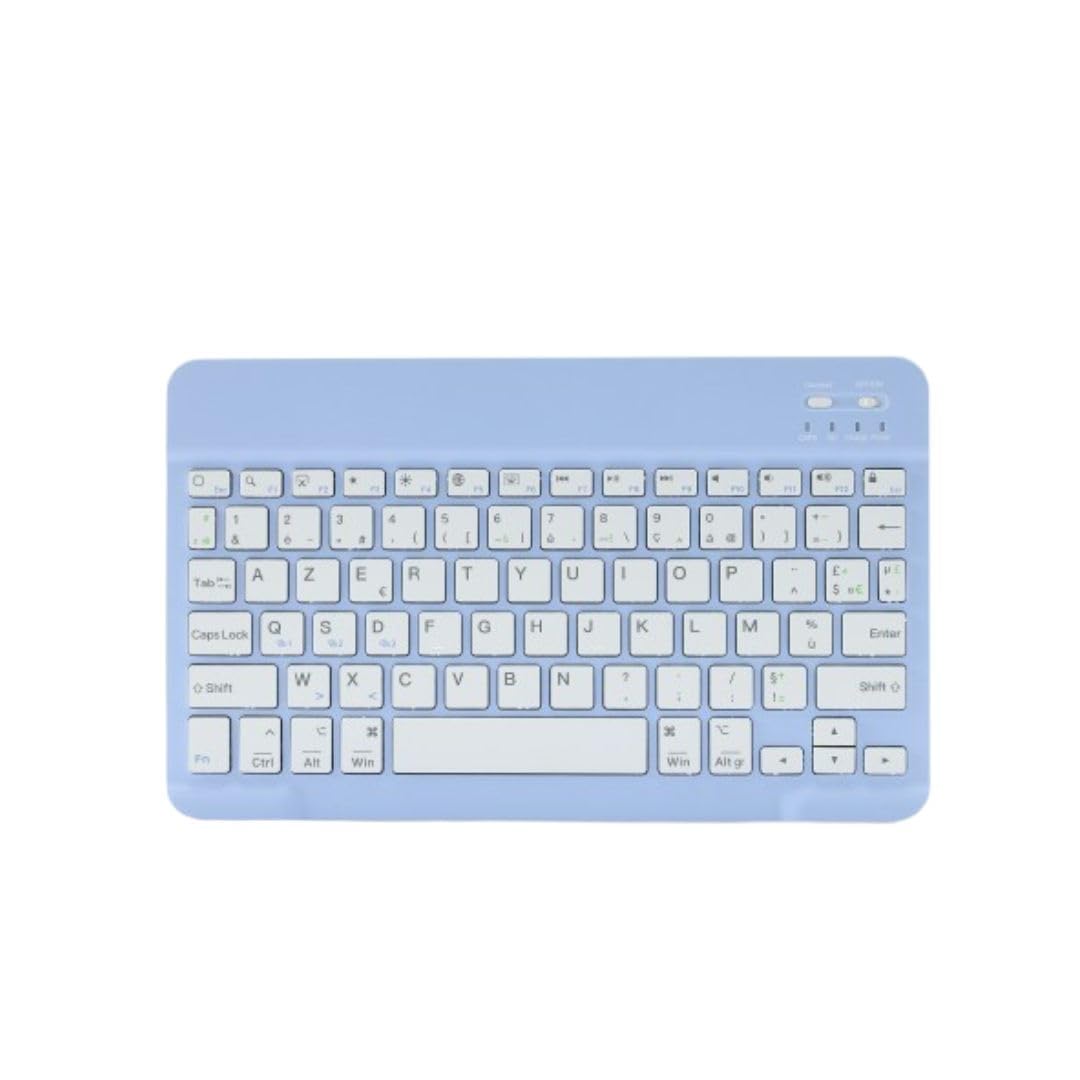 WE WE POP étui universel 9-11 pouces avec clavier Bluetooth bleu Azerty