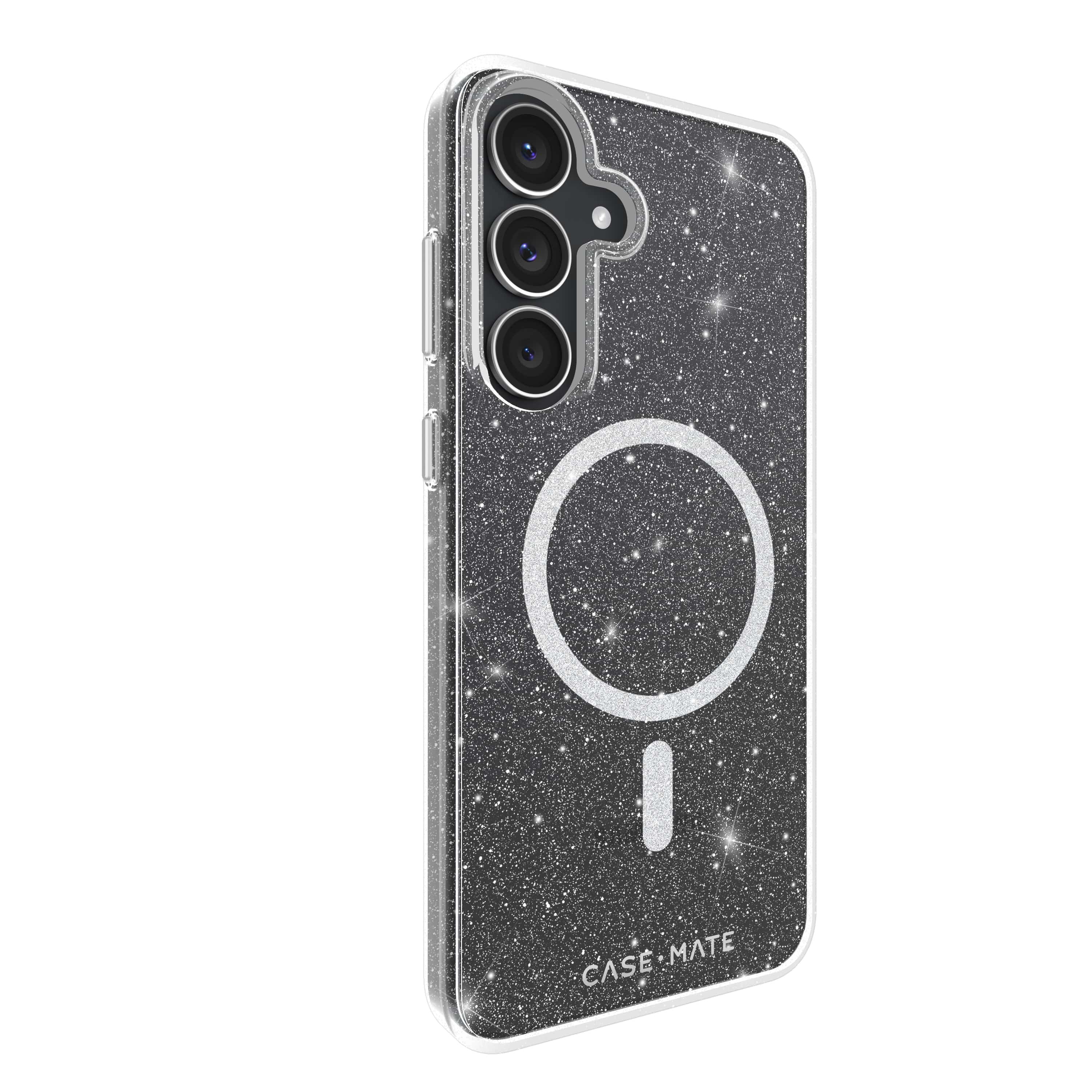 CASE-MATE Phone Cases Sheer Twinkle Silver Galaxy S25 FE coque argentée