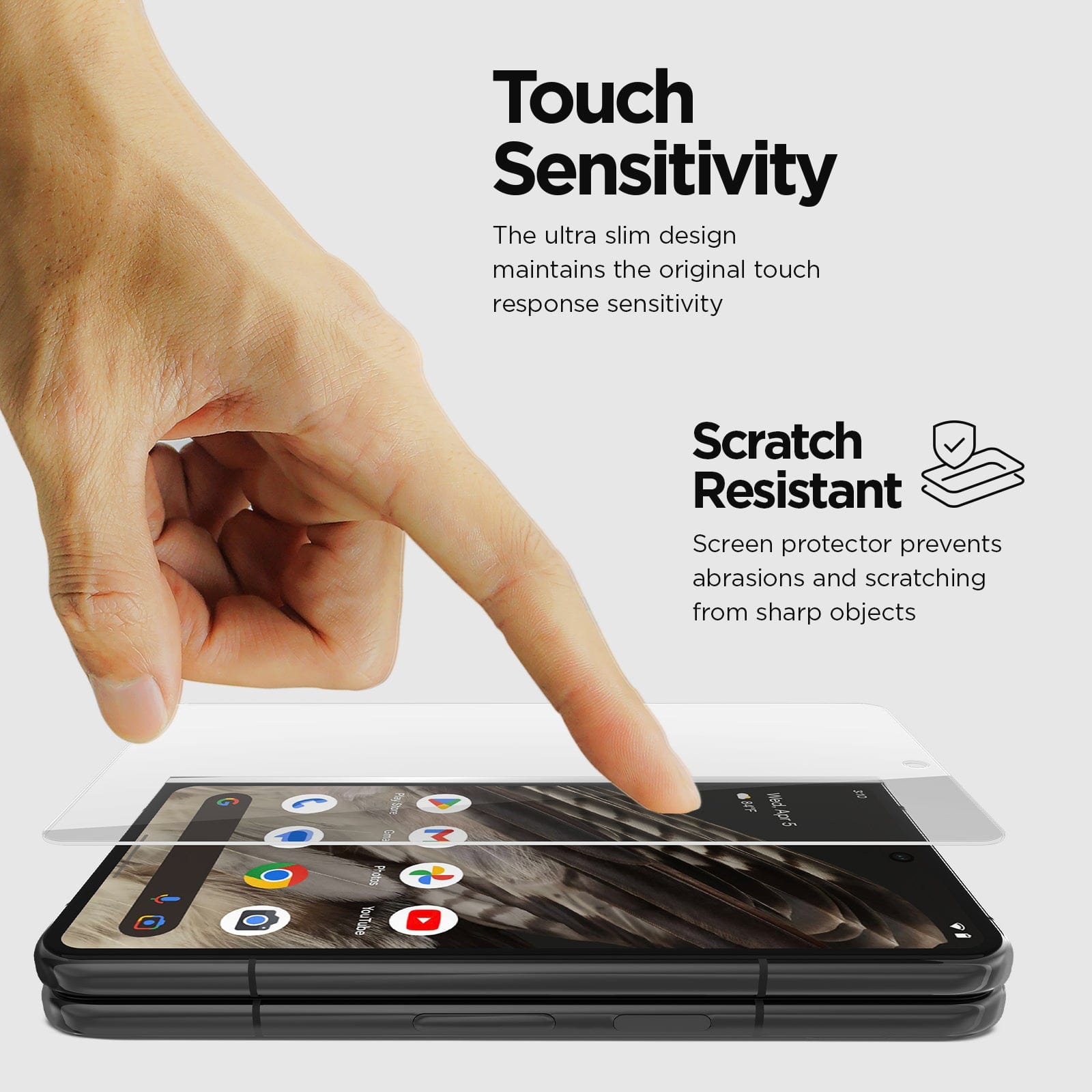CASE-MATE Screen Protectors Glass Screen Protector verre trempé Pixel Fold
