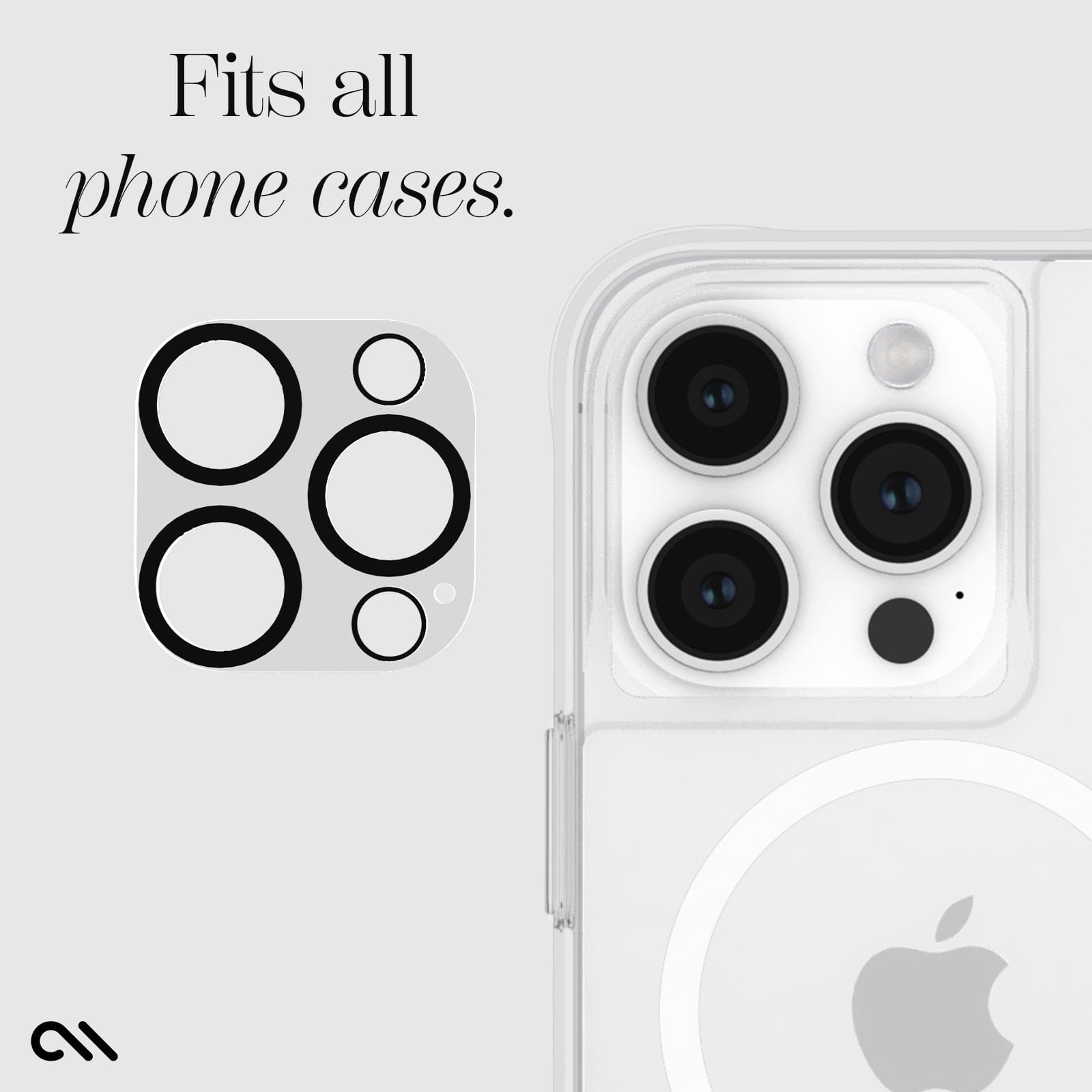 CASE-MATE Lens Protectors Glass Camera Lens Protector verre caméra iPhone 15 Pro / 15 Pro Max