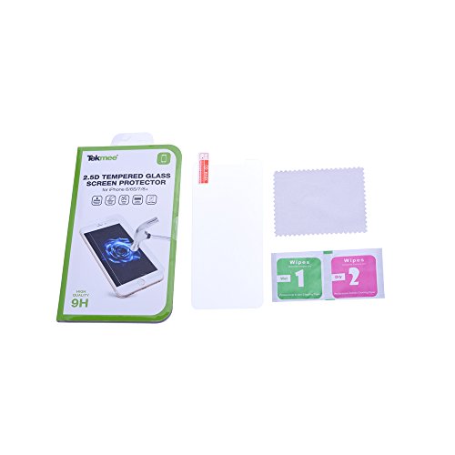Tekmee Protections d'écran et coques iPhone 6+/6S+/7/8+ verre trempé 9H