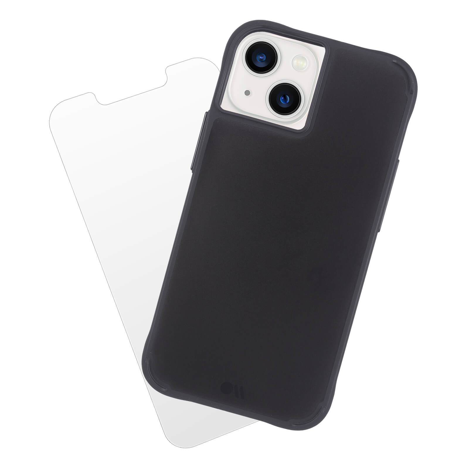 CASE-MATE Tough coque iPhone 13 noire avec protection écran antichoc