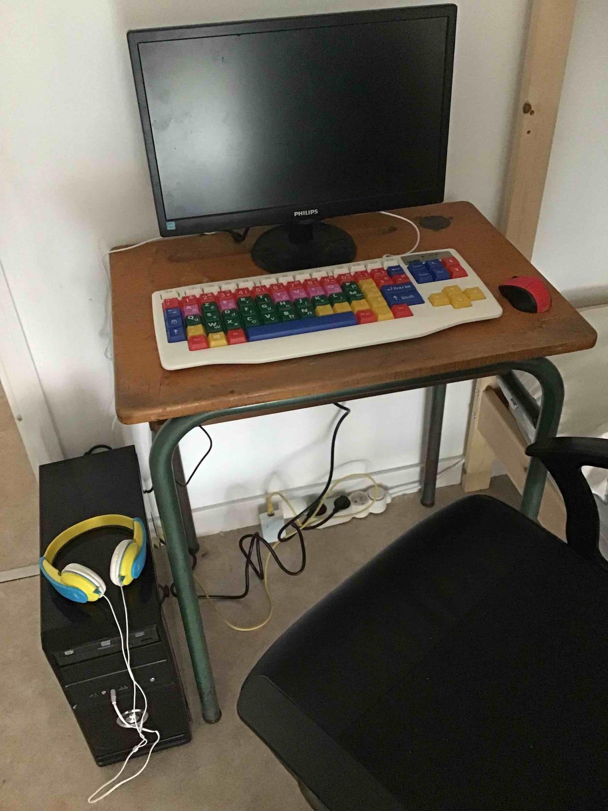 WE Informatique Wekcla clavier AZERTY enfant 84 touches USB