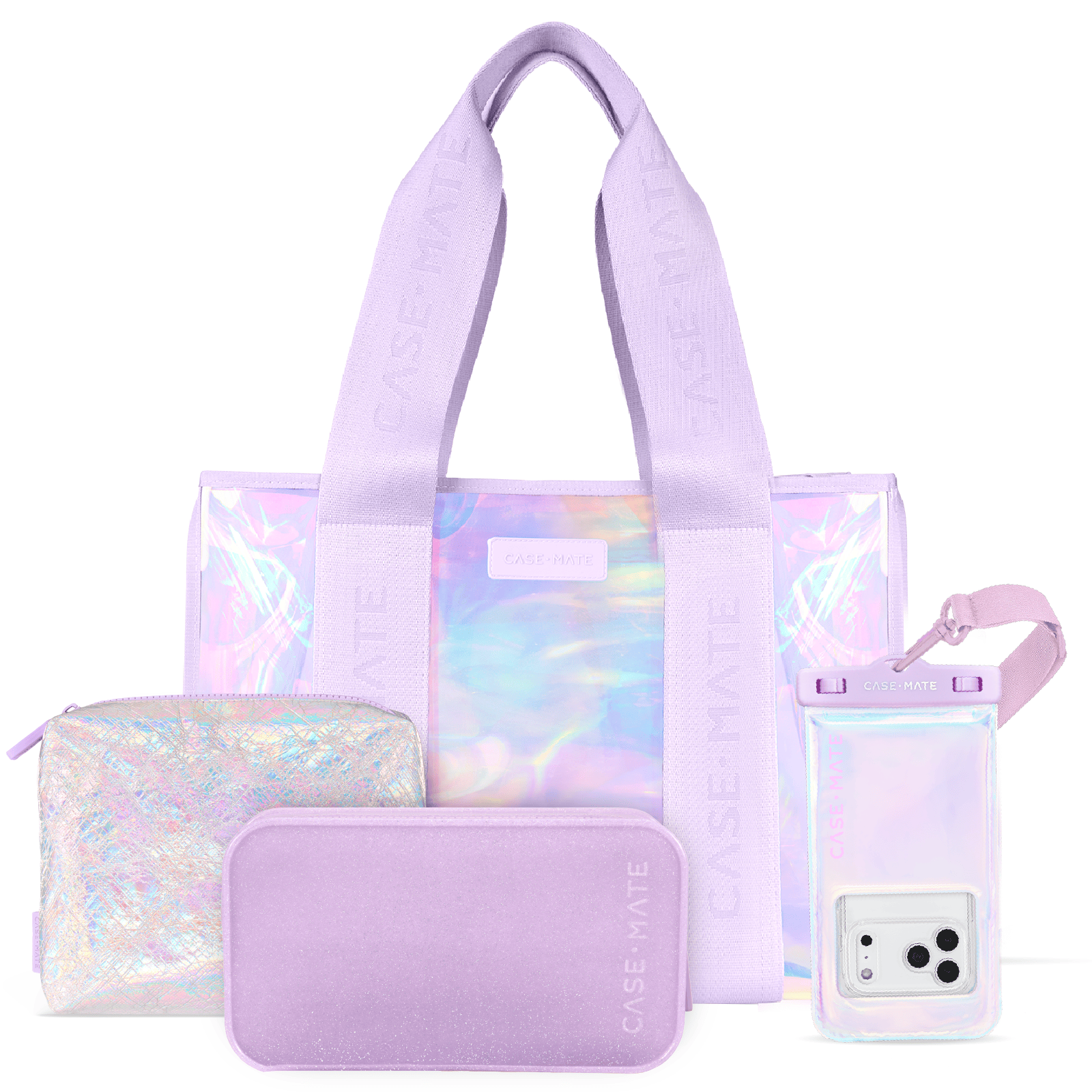 CASE-MATE Bundles The Everything Jelly Bundle ensemble Soap Bubble, quatre accessoires