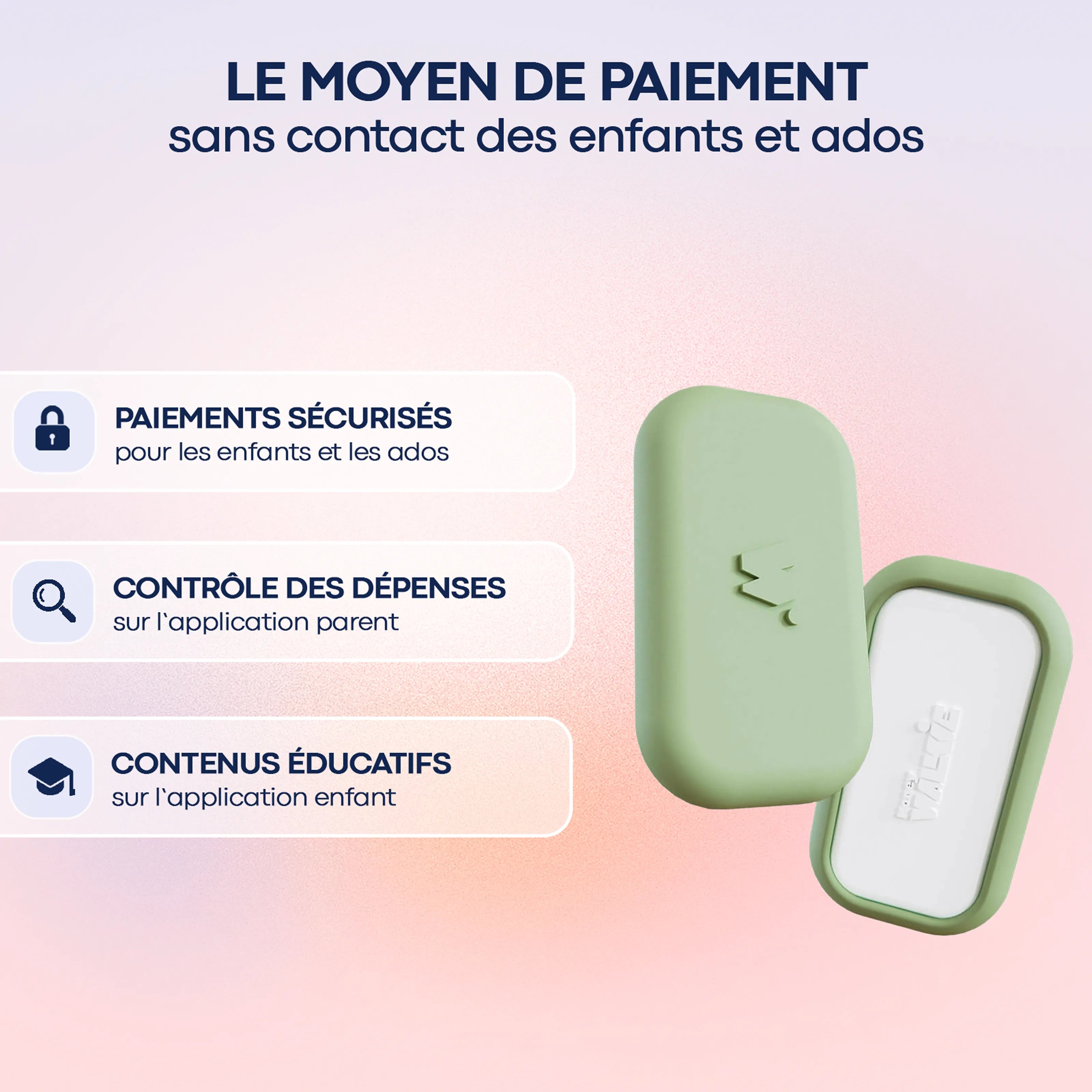 MoneyWalkie Tous les Walkies Walkie Vert anis paiement sans contact