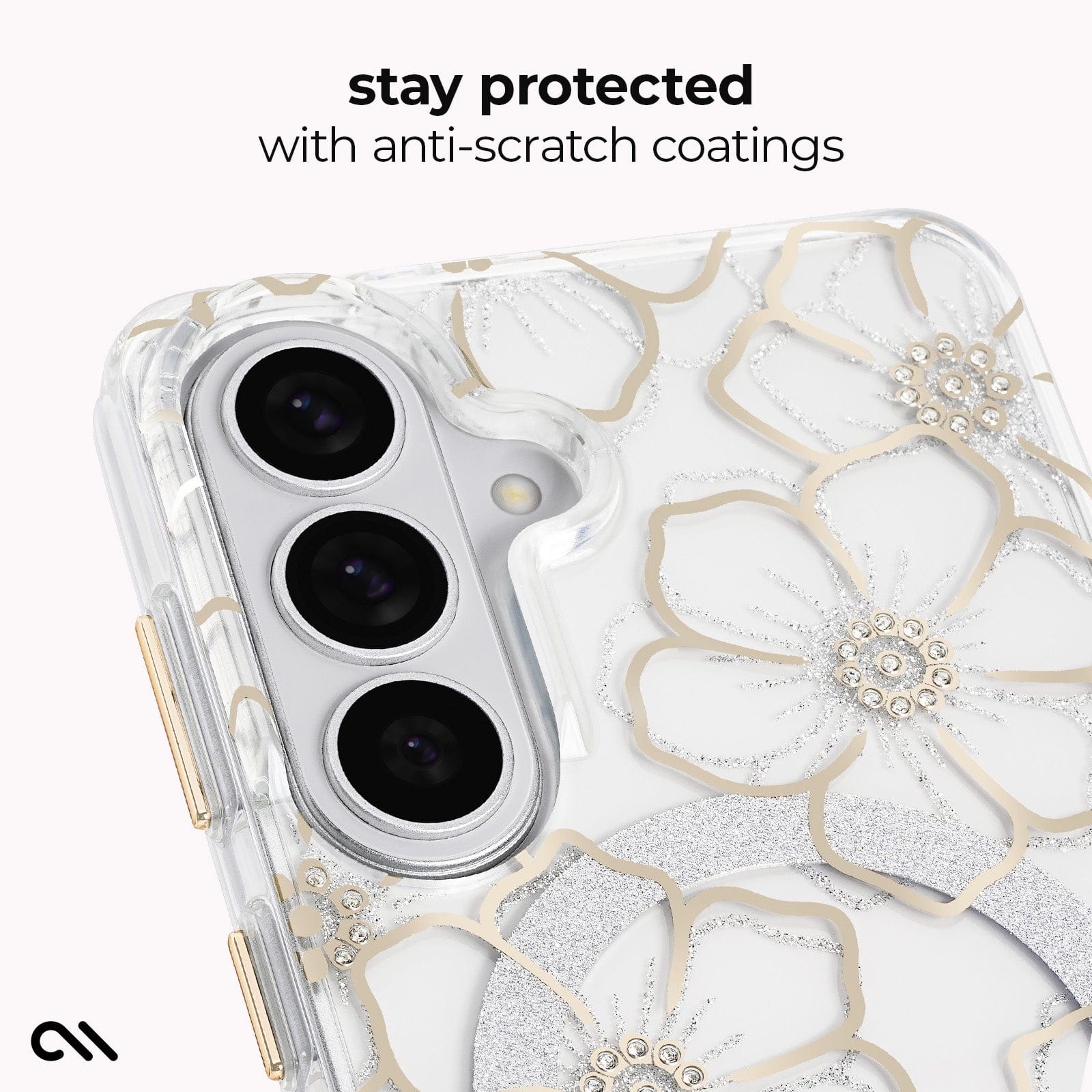 CASE-MATE Phone Cases Floral Gems with Magnet coque Galaxy S26+ florale