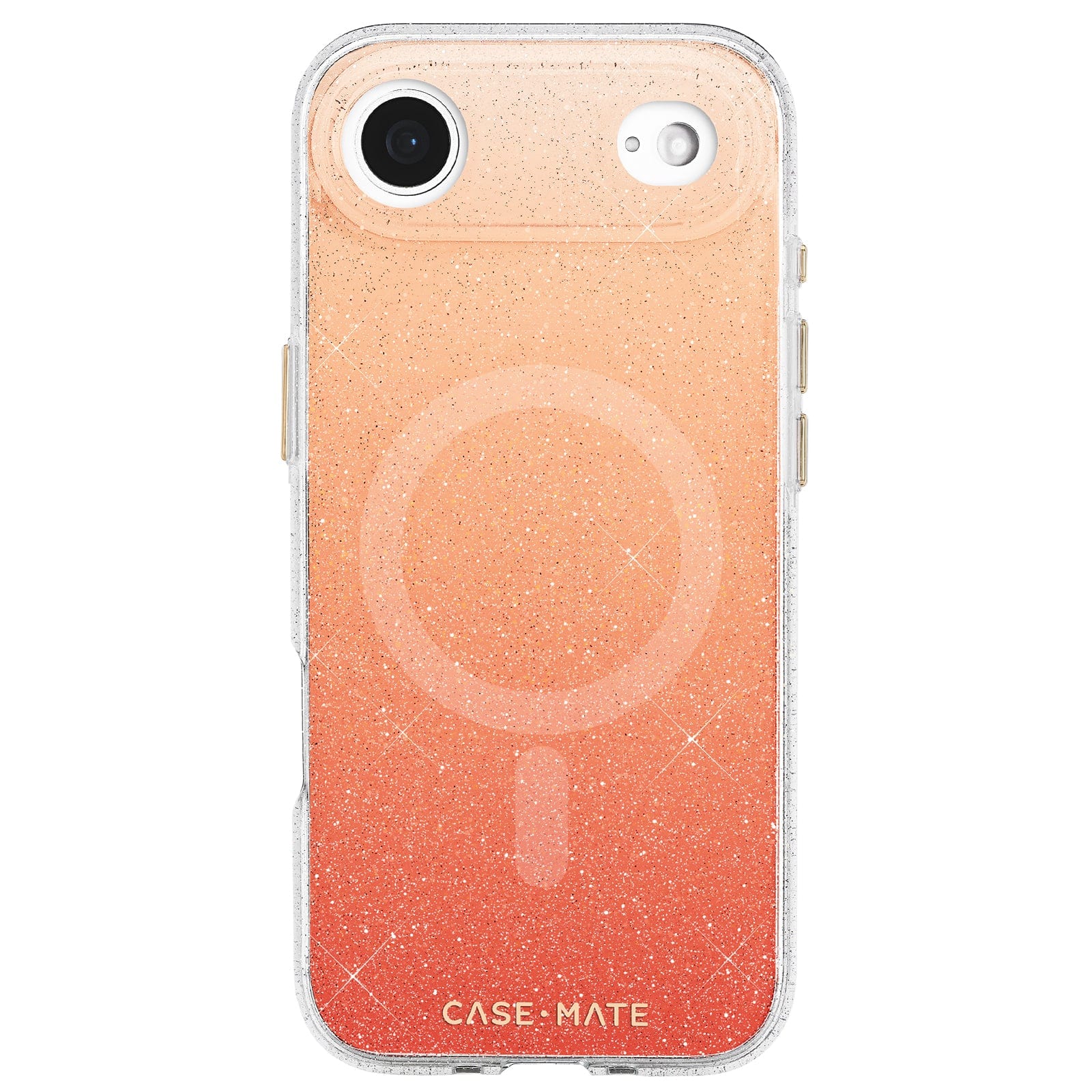 CASE-MATE Phone Cases Sheer Twinkle Orange Ombré coque iPhone Air MagSafe