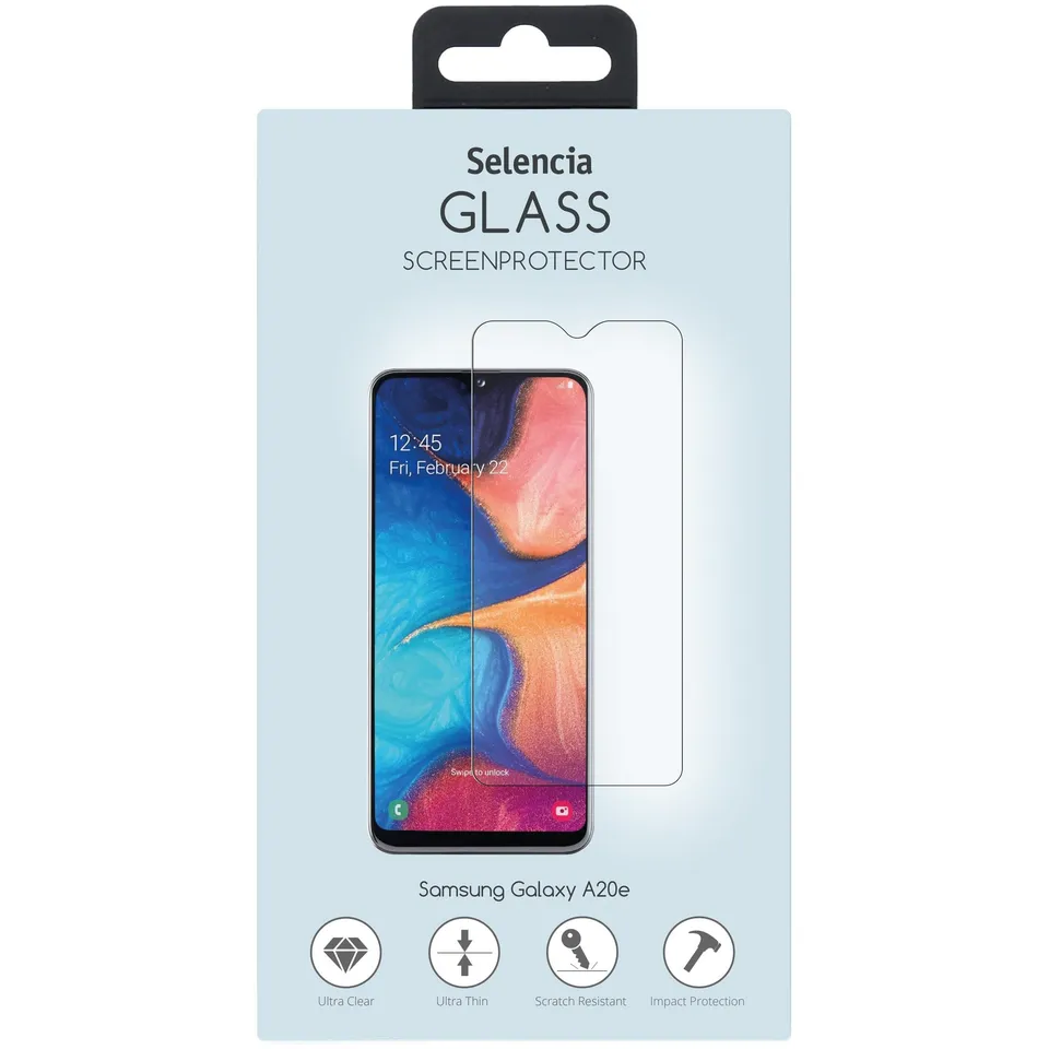 SELENCIA Protection d’écran Galaxy A20e verre trempé 9H