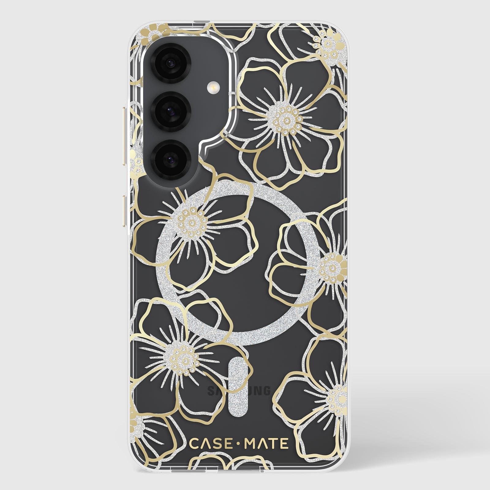 CASE-MATE Phone Cases Floral Gems with Magnet coque Galaxy S25 florale