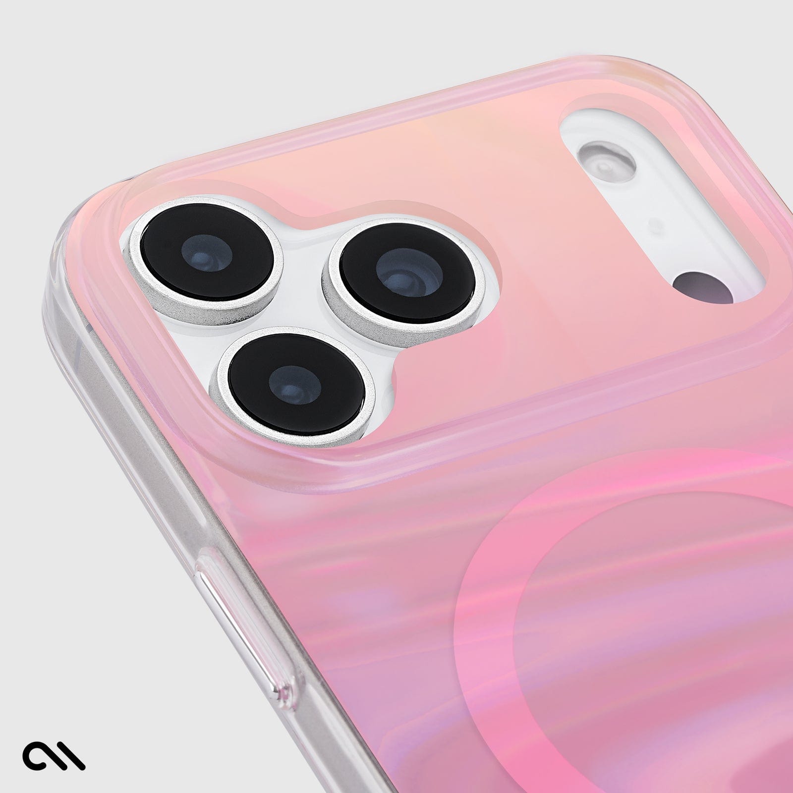 CASE-MATE Phone Cases Peach Soap Bubble® MagSafe coque iPhone 17 Pro Max irisée