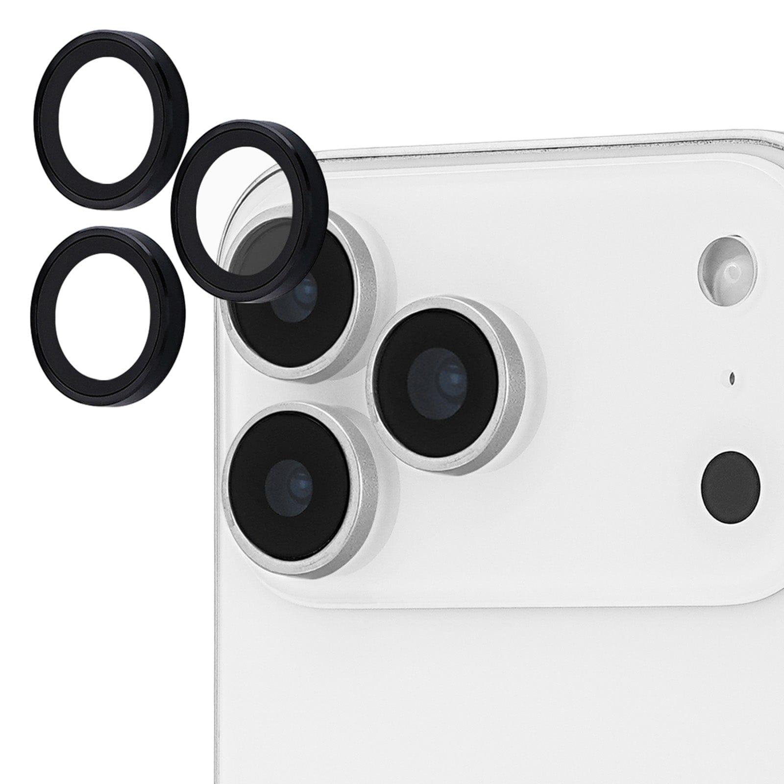 CASE-MATE Lens Protectors Camera Lens Protector protection caméra iPhone 17 Pro et Pro Max noire