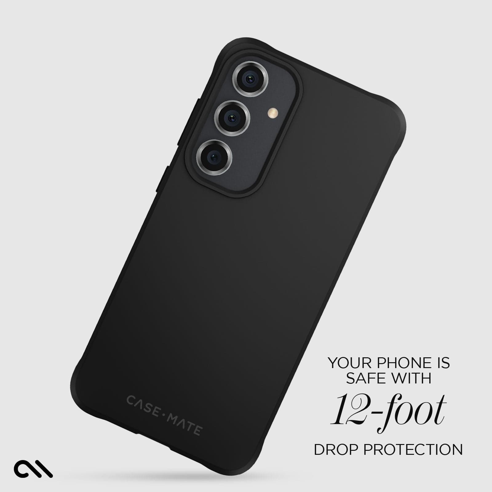 CASE-MATE Phone Cases Tough Black coque Galaxy S24+ noire antichoc