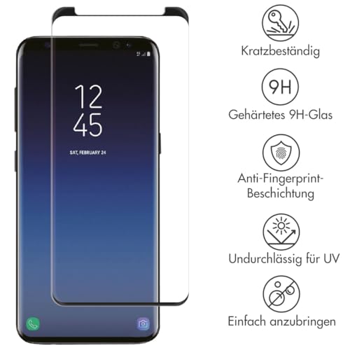 SELENCIA Protection d'écran en verre trempé G960 Galaxy S9 verre trempé couverture complète 9H