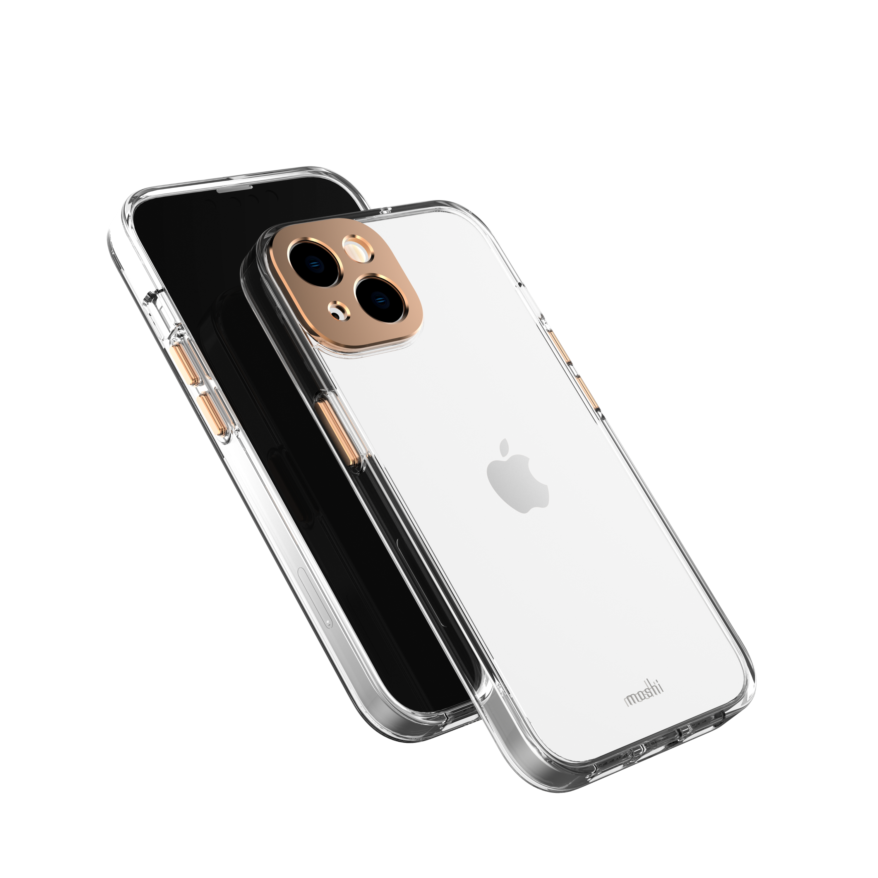 Moshi Cases iGlaze Slim Hardshell Case coque iPhone 14 Pro Max Luna Silver